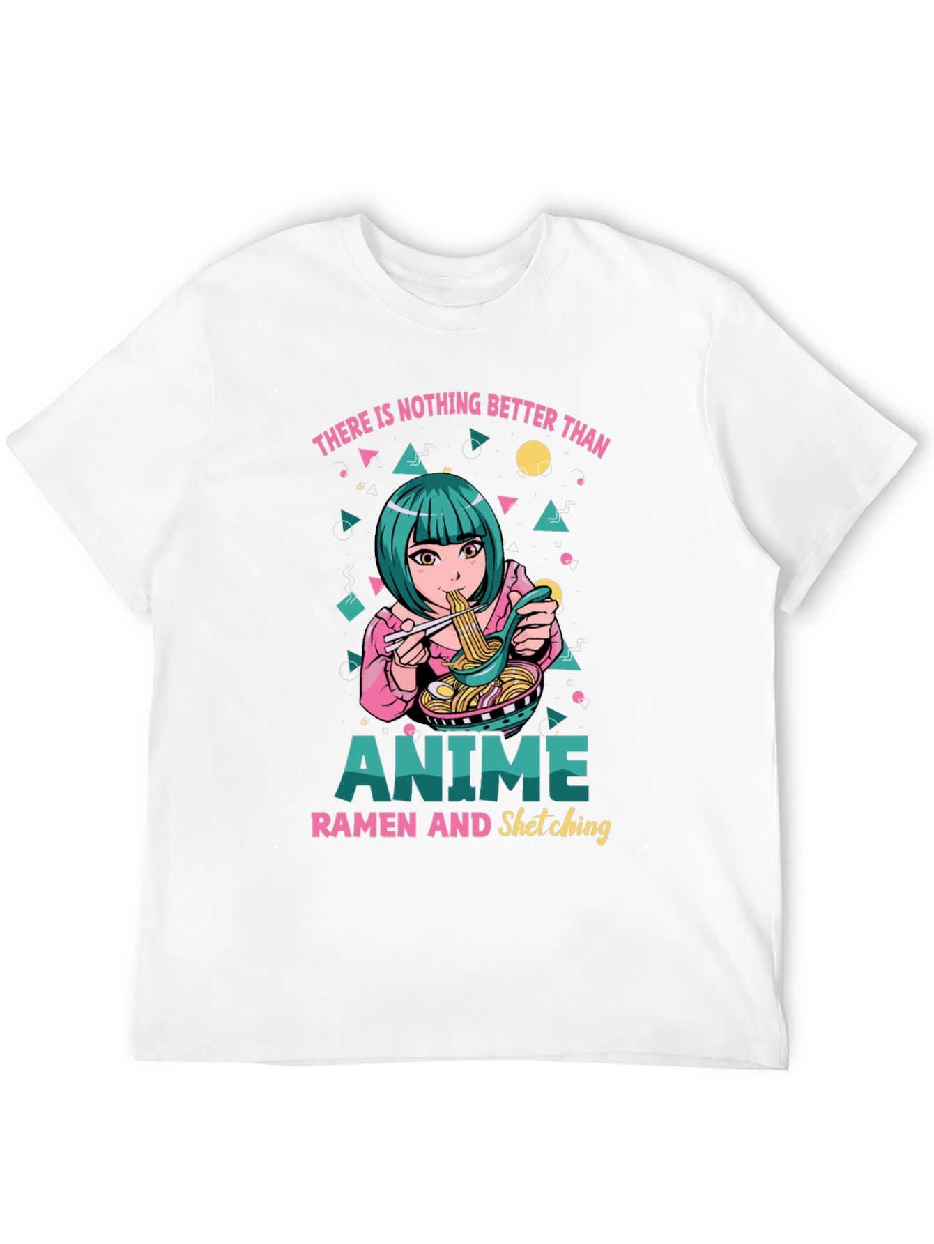 Anime Ramen Sketching Graphic Tee