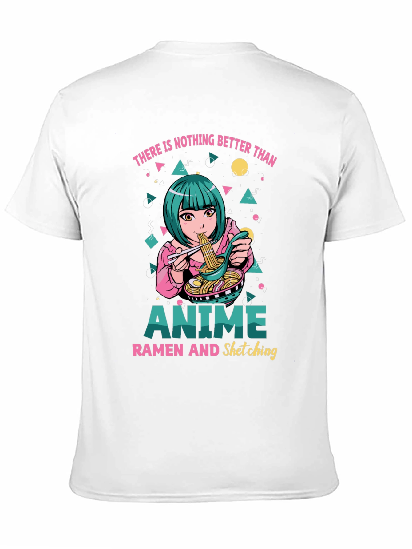 Anime Ramen Sketching Graphic Tee