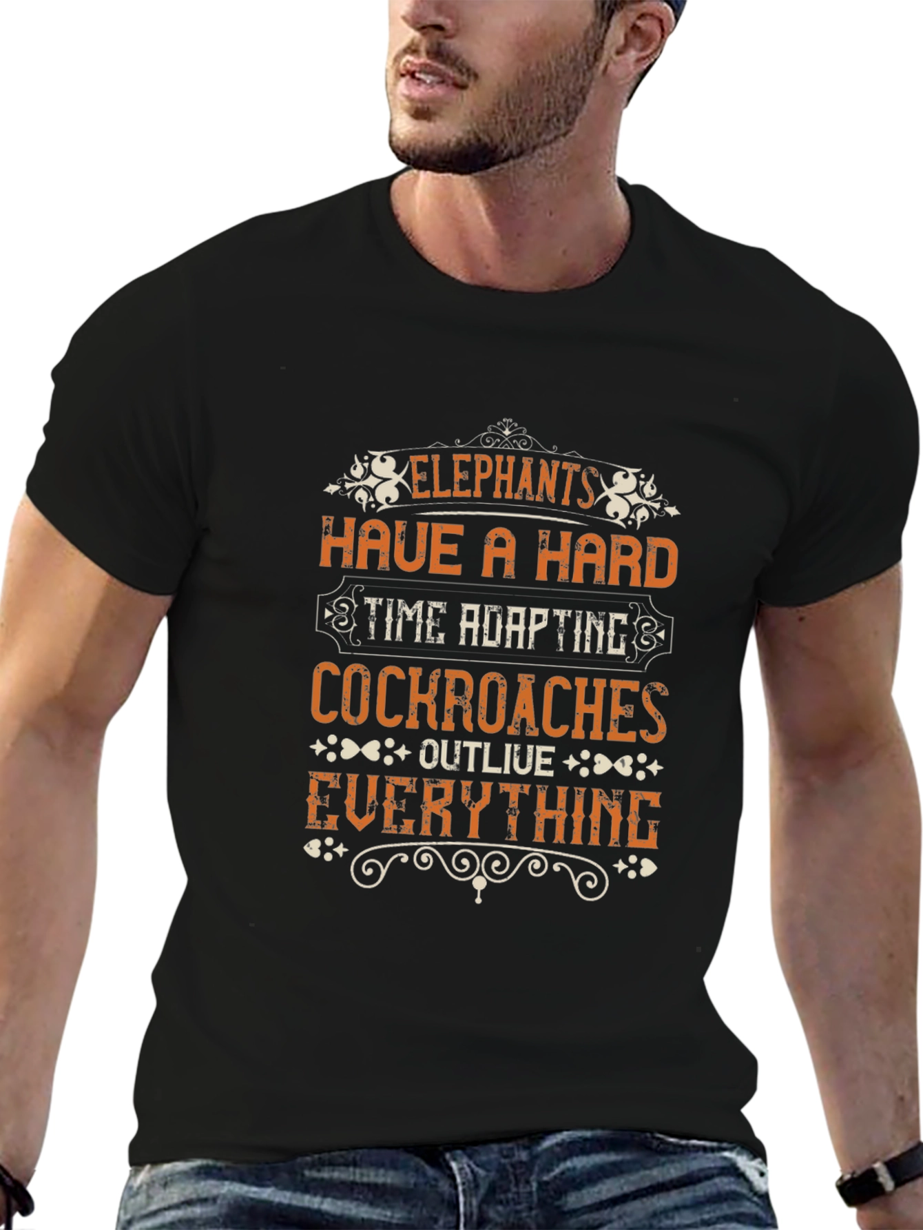 Elephants vs Cockroaches T-Shirt