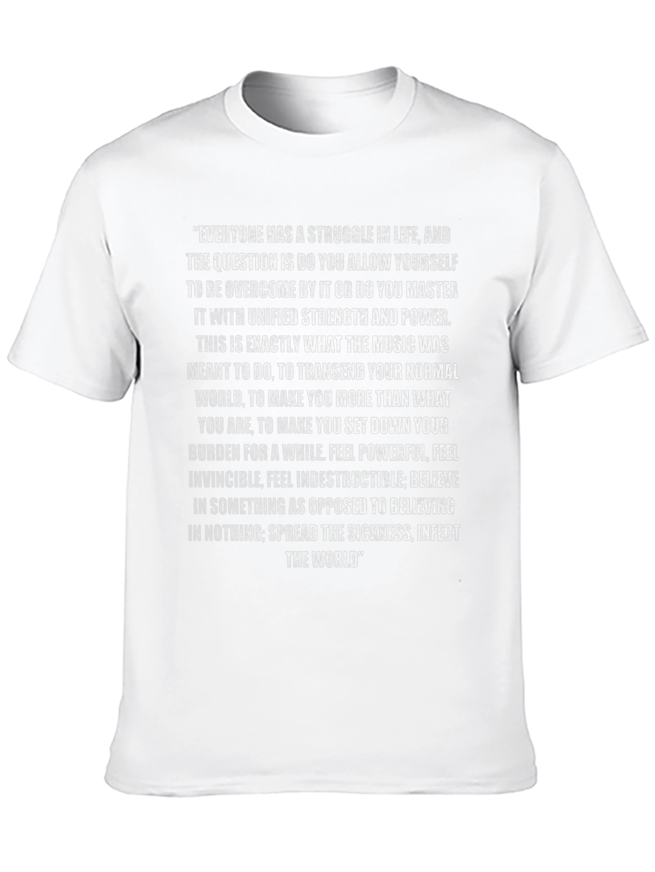 Motivational Quote Graphic T-Shirt - Inspire the World