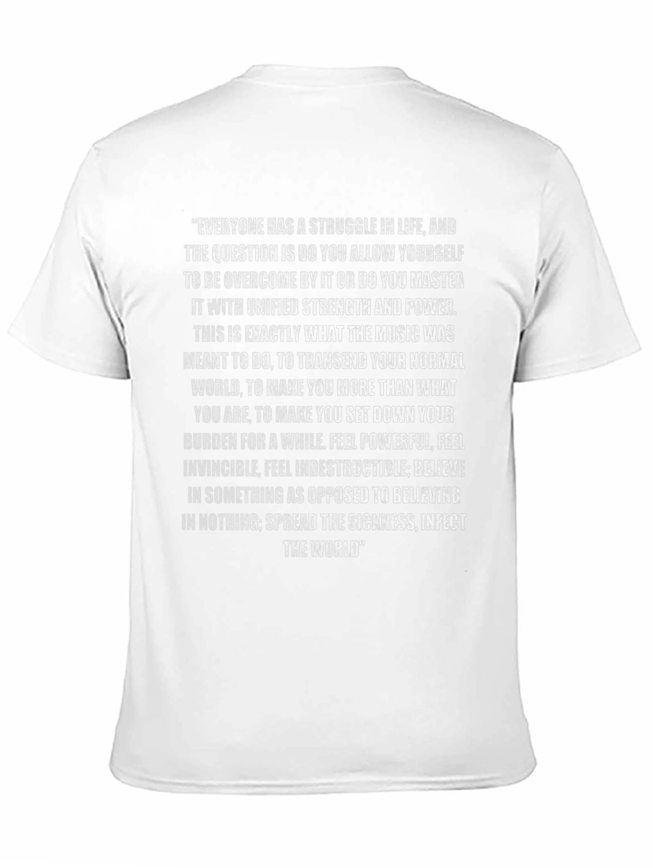 Motivational Quote Graphic T-Shirt - Inspire the World