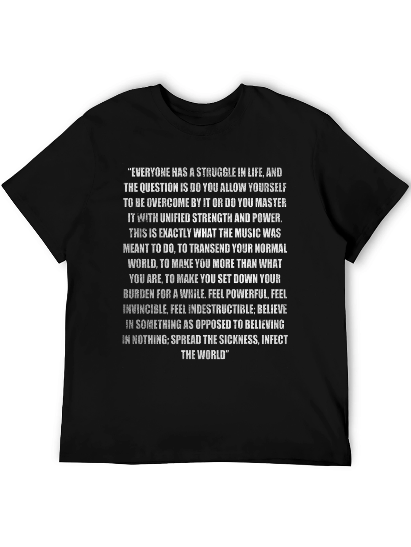 Motivational Quote Graphic T-Shirt - Inspire the World