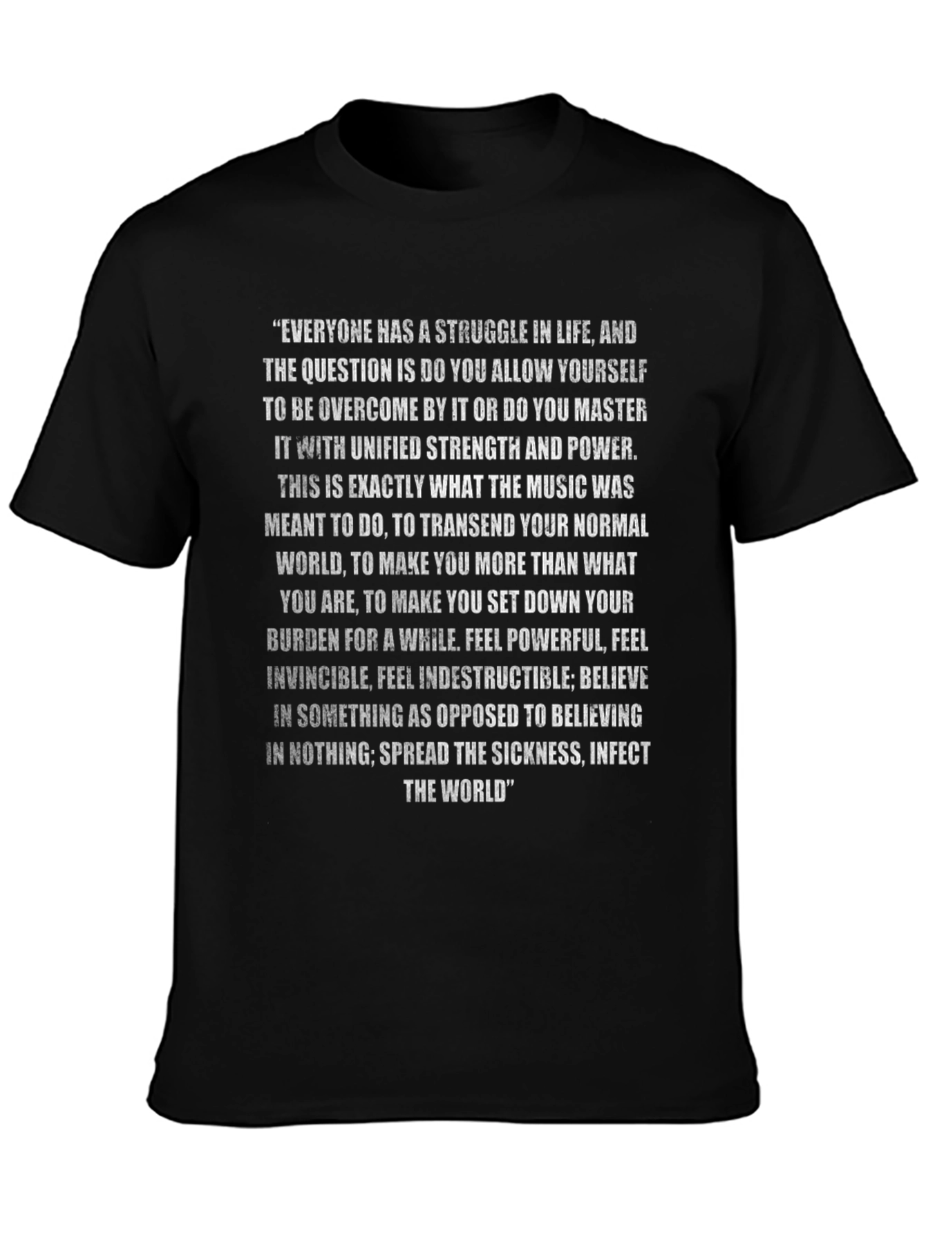 Motivational Quote Graphic T-Shirt - Inspire the World