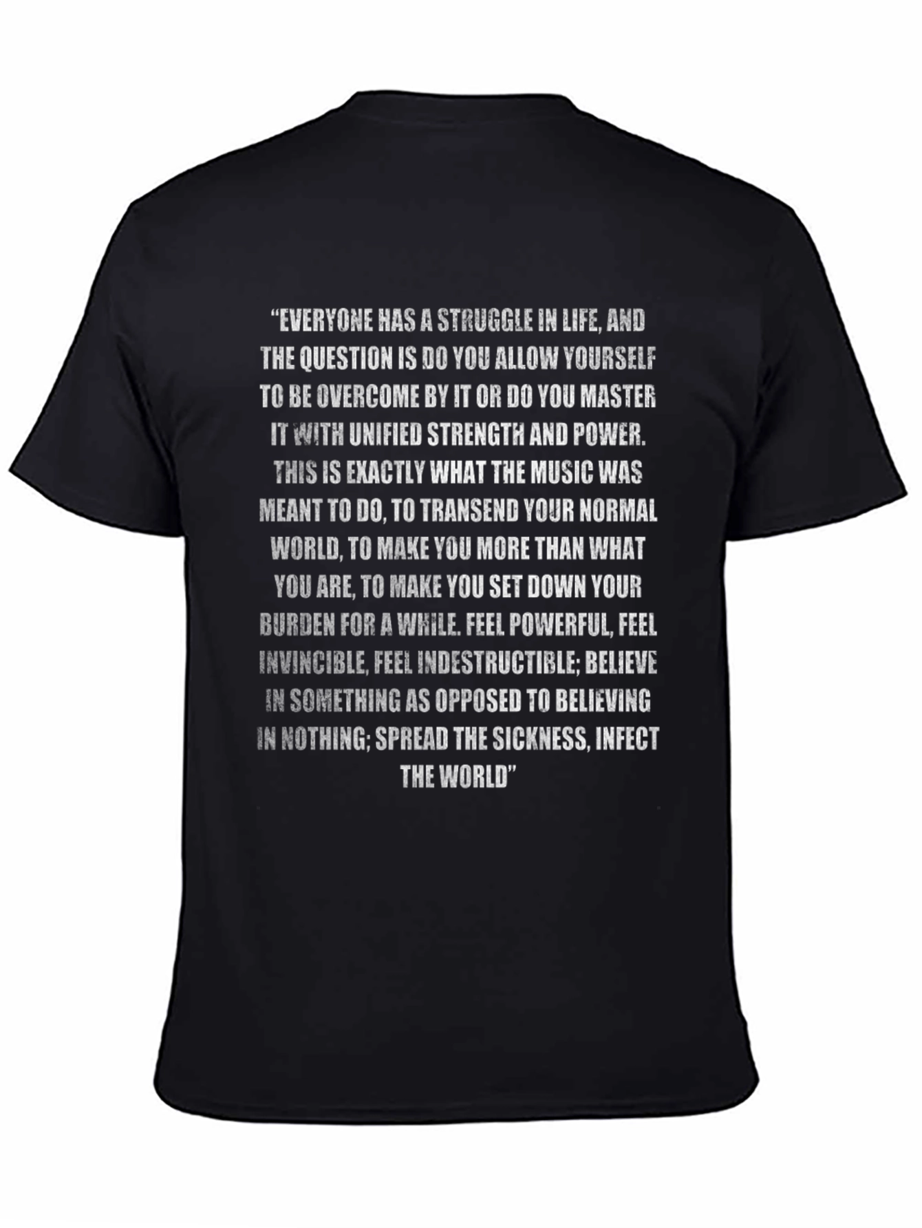 Motivational Quote Graphic T-Shirt - Inspire the World