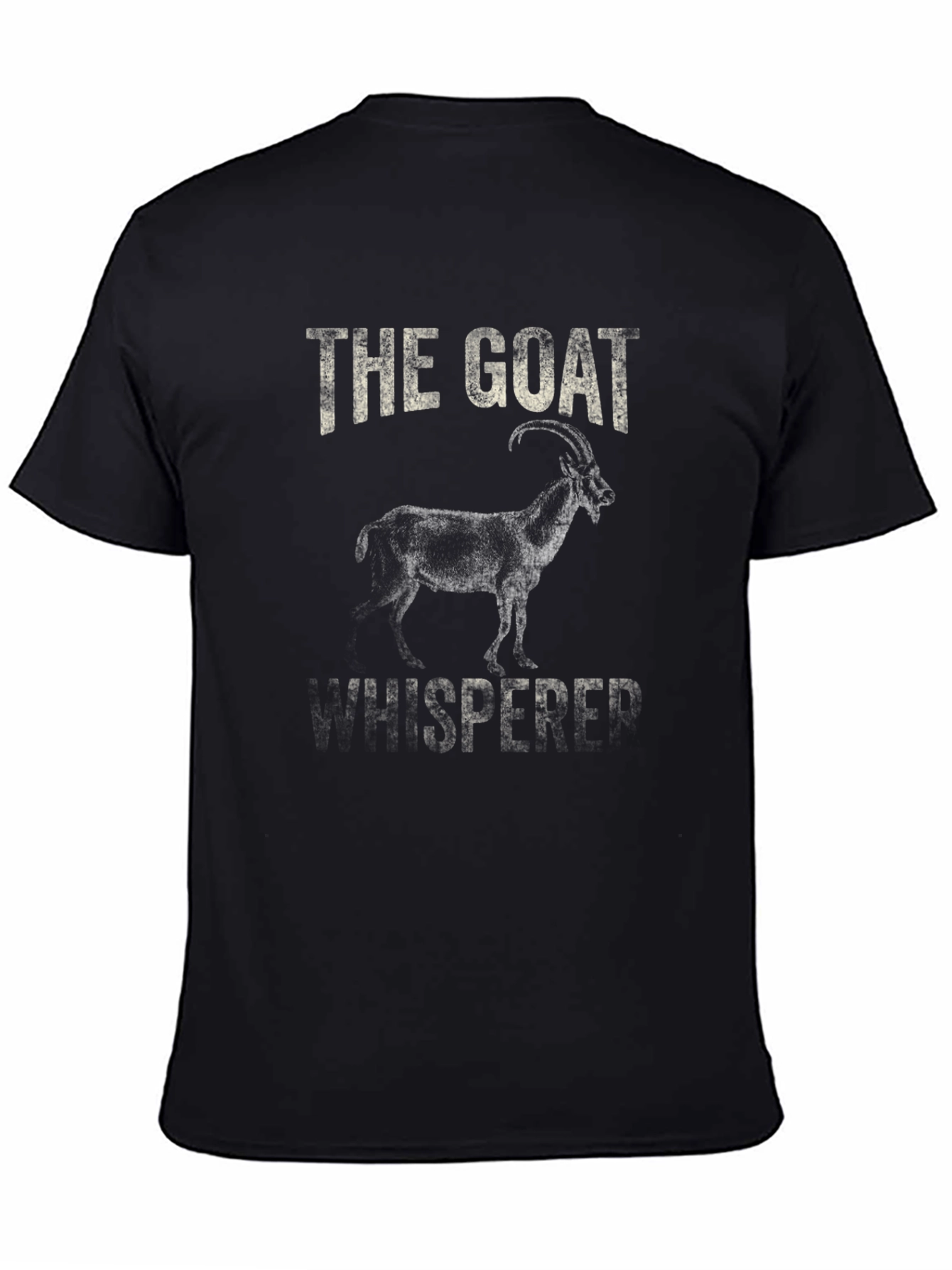 The Goat Whispered T-Shirt - Black Graphic Tee