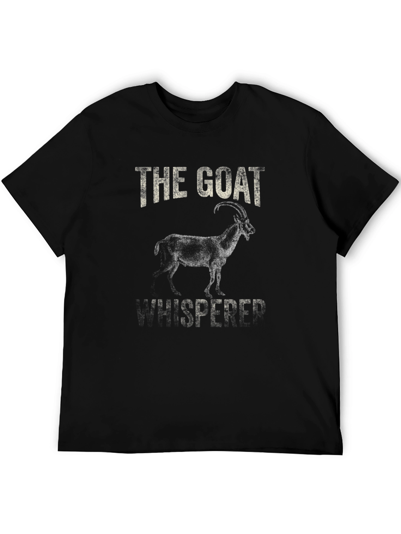 The Goat Whispered T-Shirt - Black Graphic Tee
