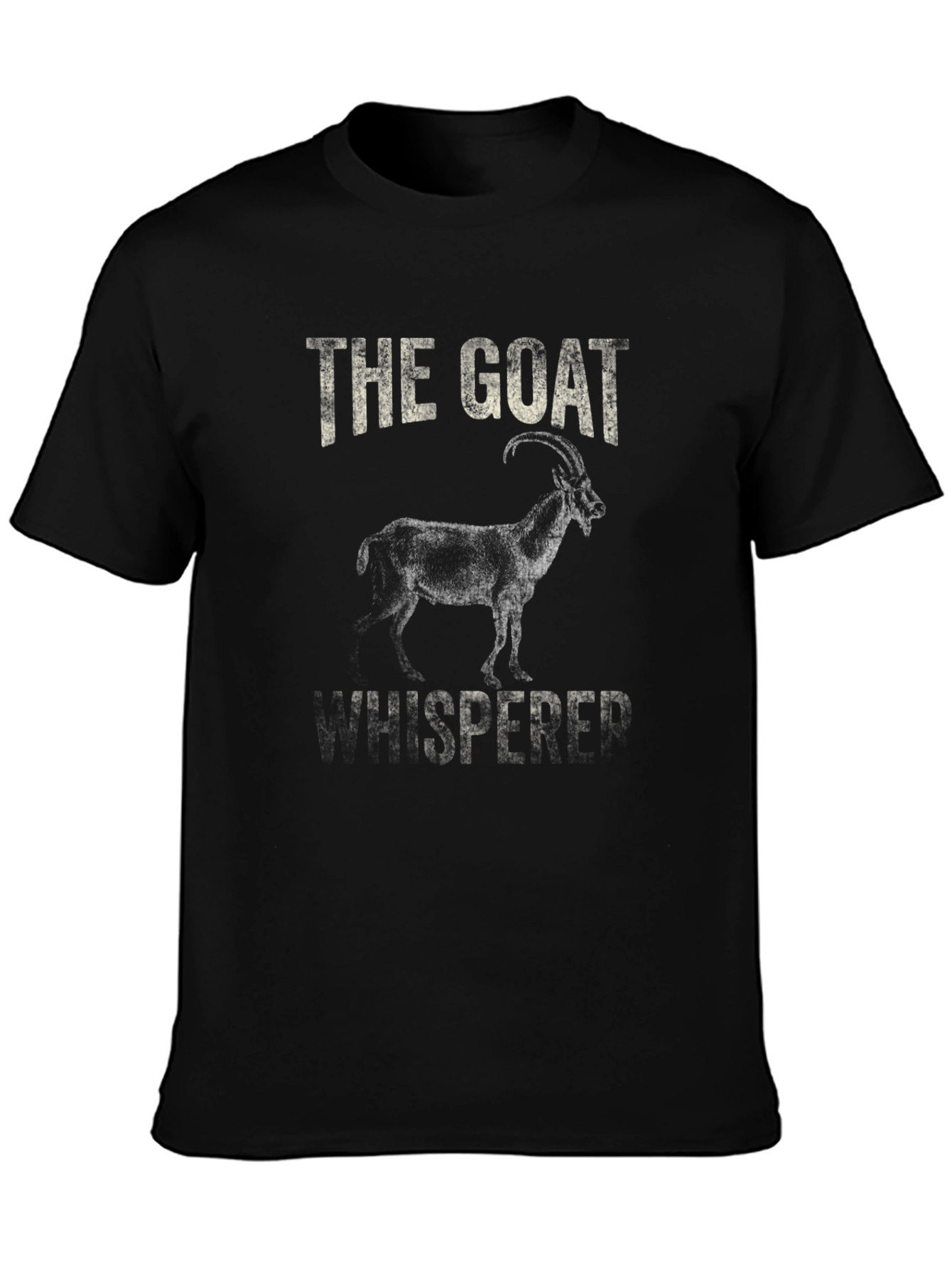 The Goat Whispered T-Shirt - Black Graphic Tee