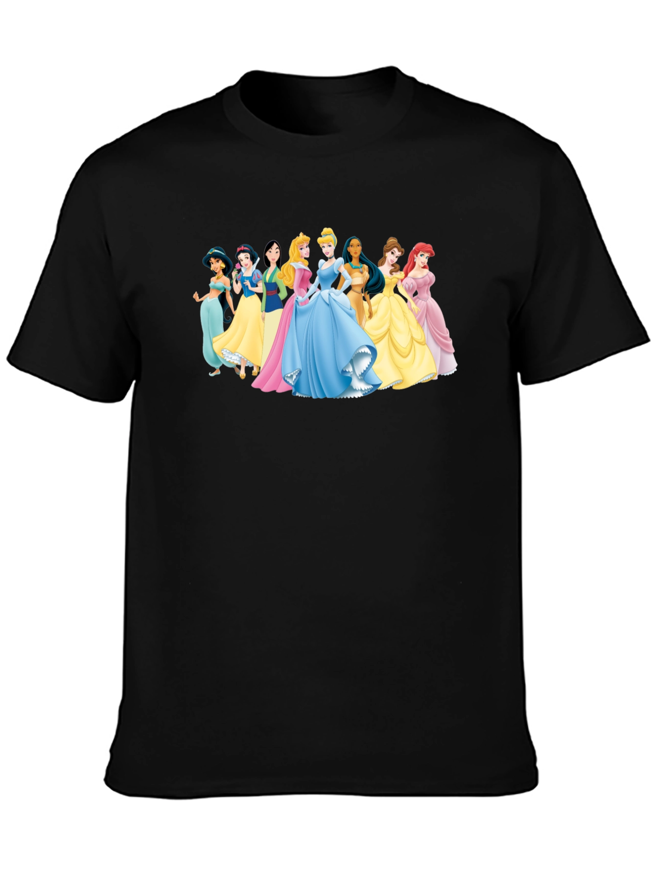 Disney Princesses Black T-Shirt