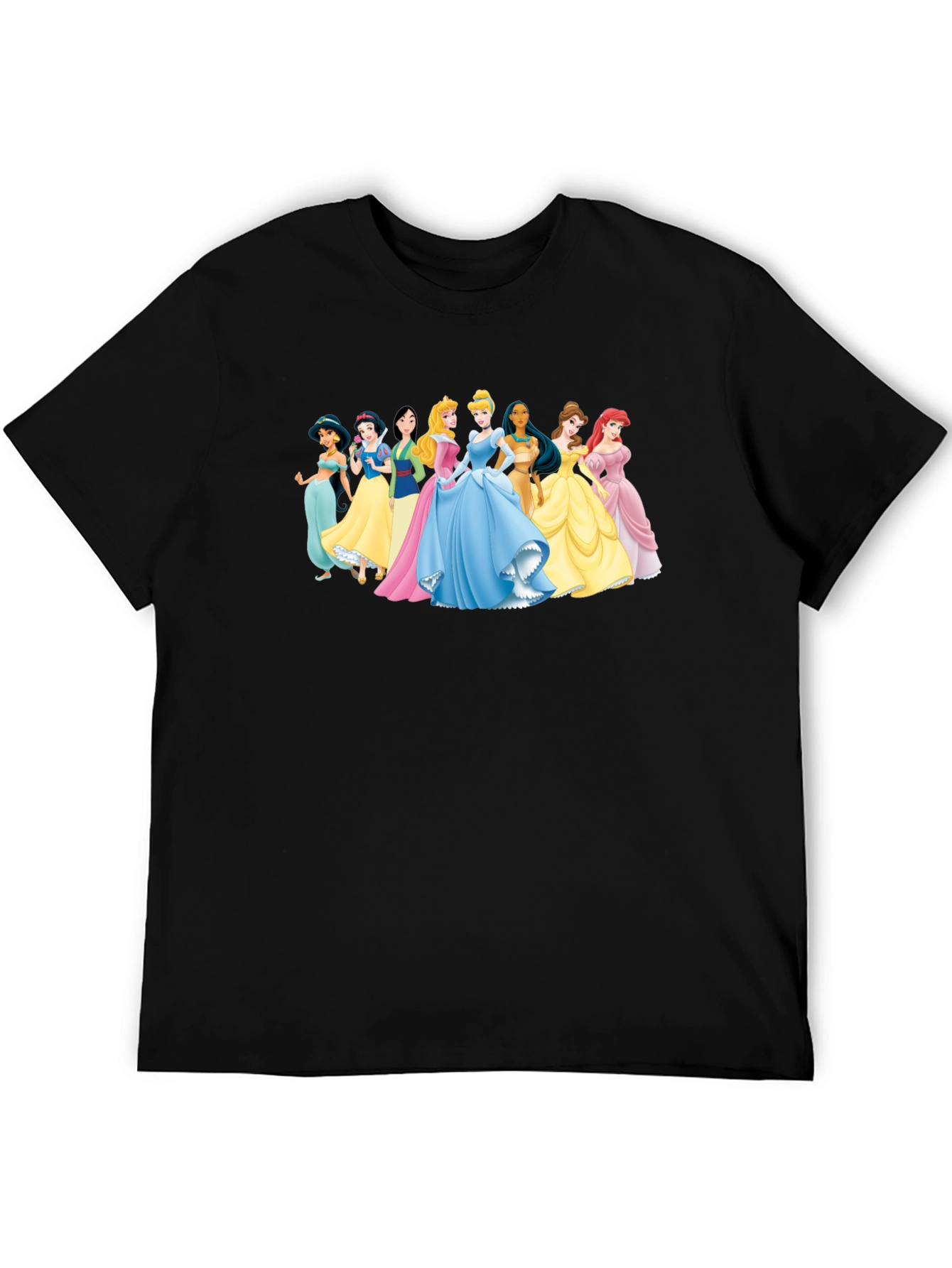 Disney Princesses Black T-Shirt