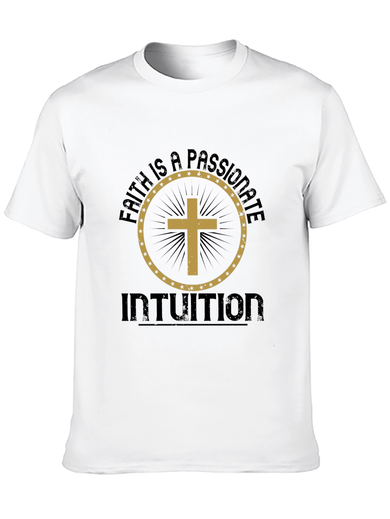 Faith Intuition Graphic Tee - Mens Black T-Shirt
