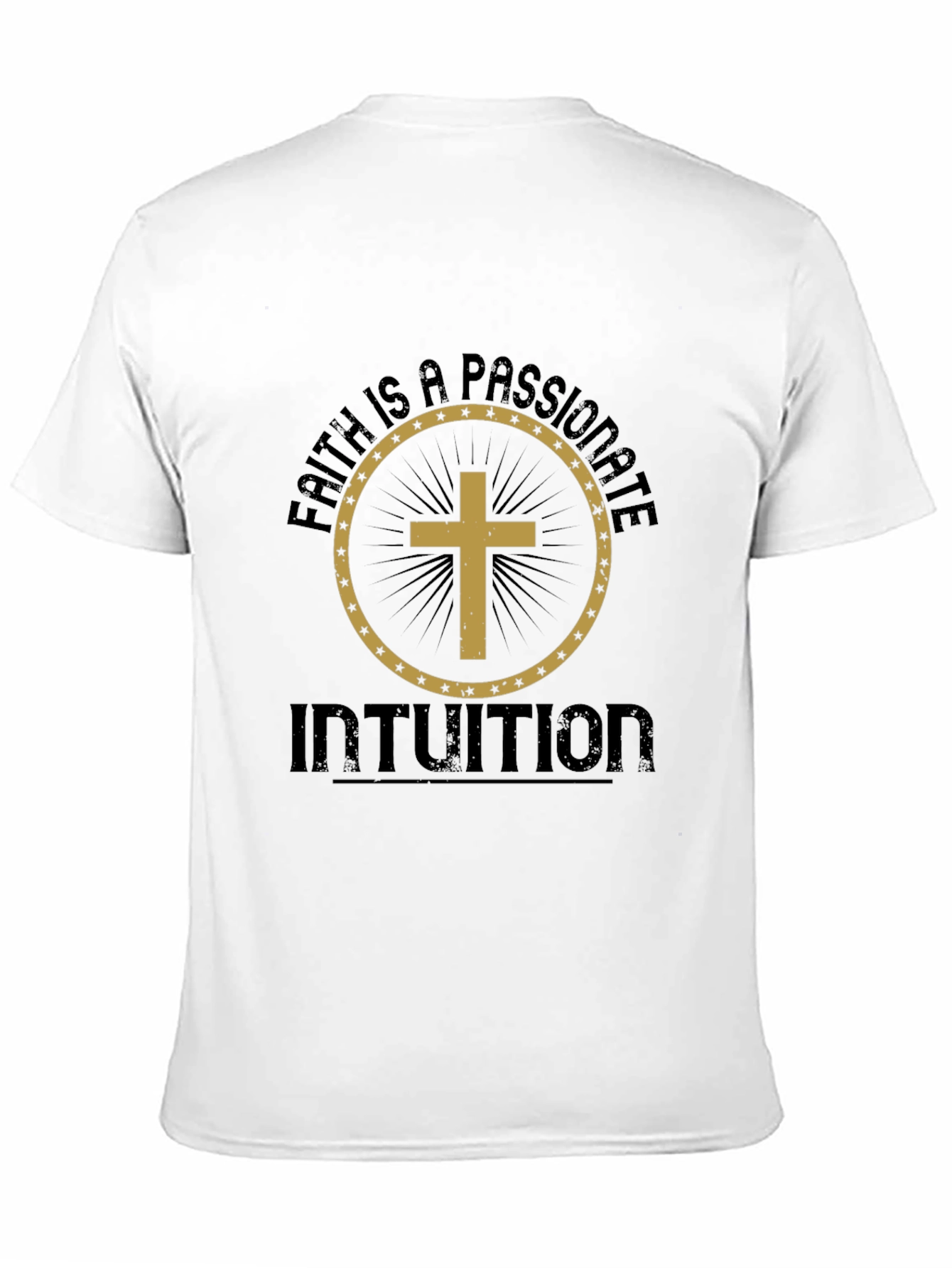 Faith Intuition Graphic Tee - Mens Black T-Shirt