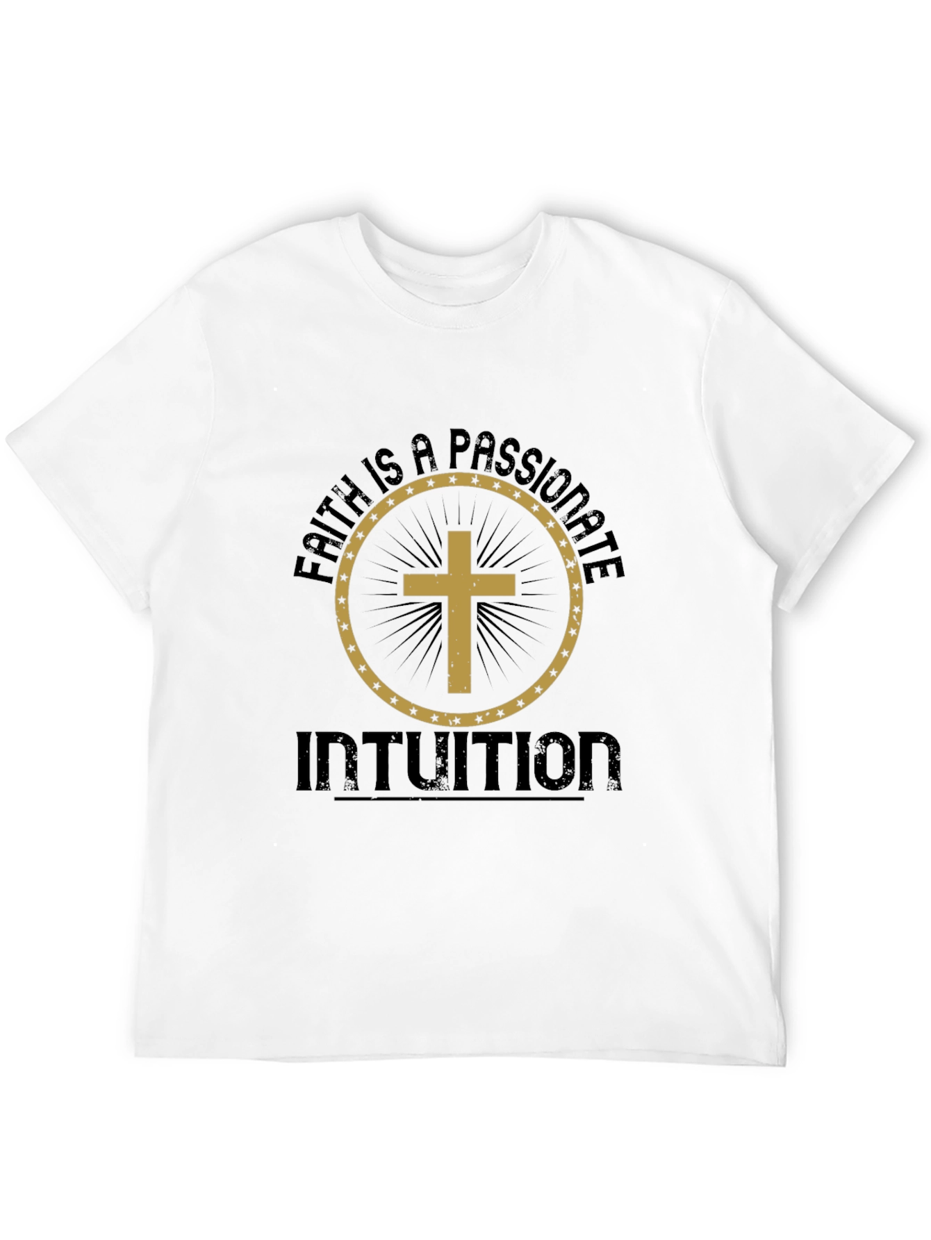 Faith Intuition Graphic Tee - Mens Black T-Shirt