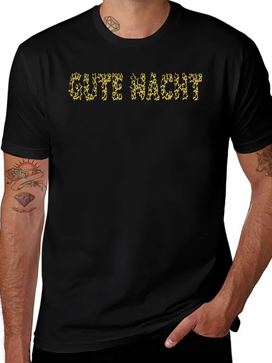 Gute Nacht Graphic Tee - Black