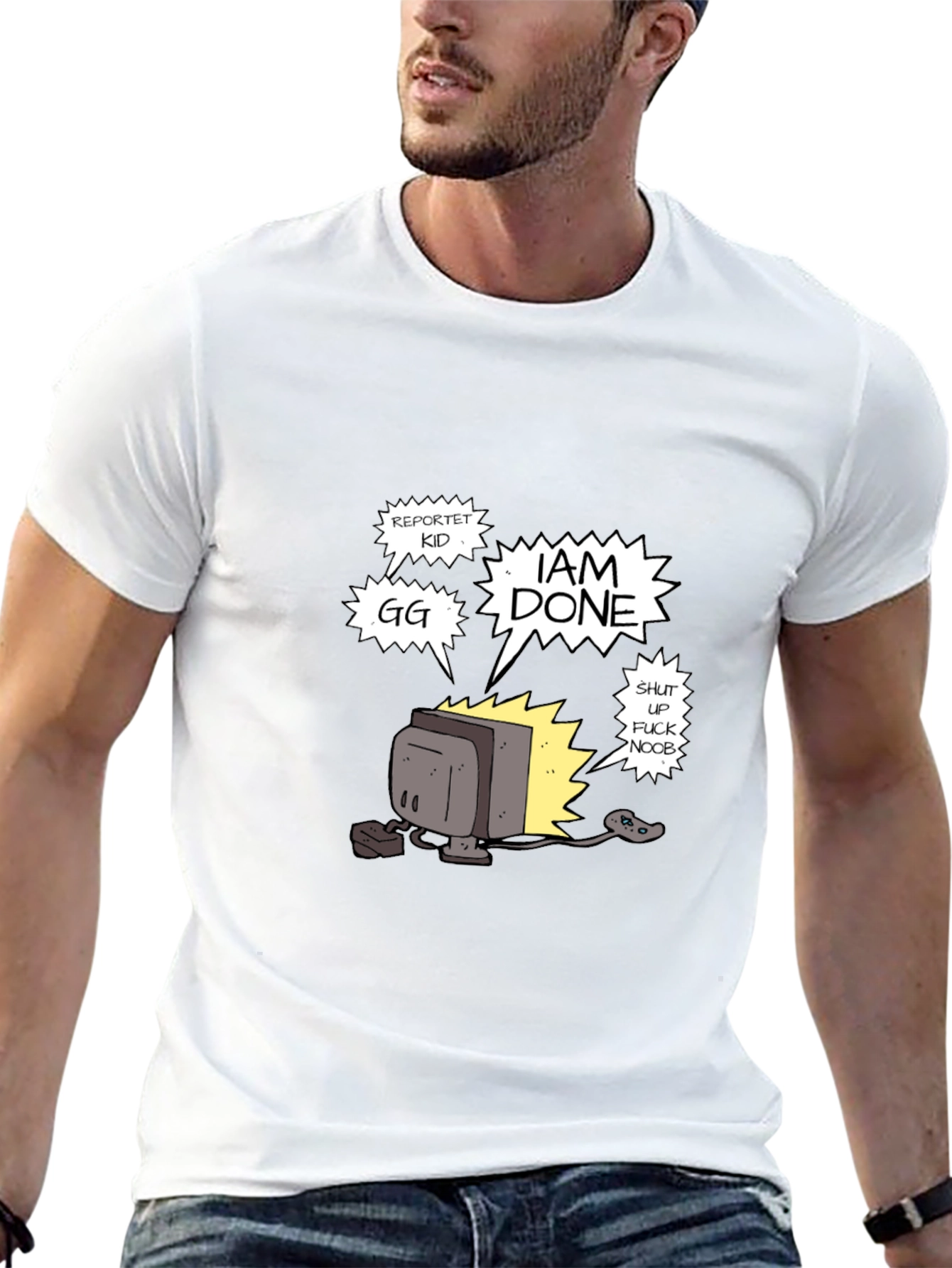 I Am Done T-Shirt - Gamer Humor