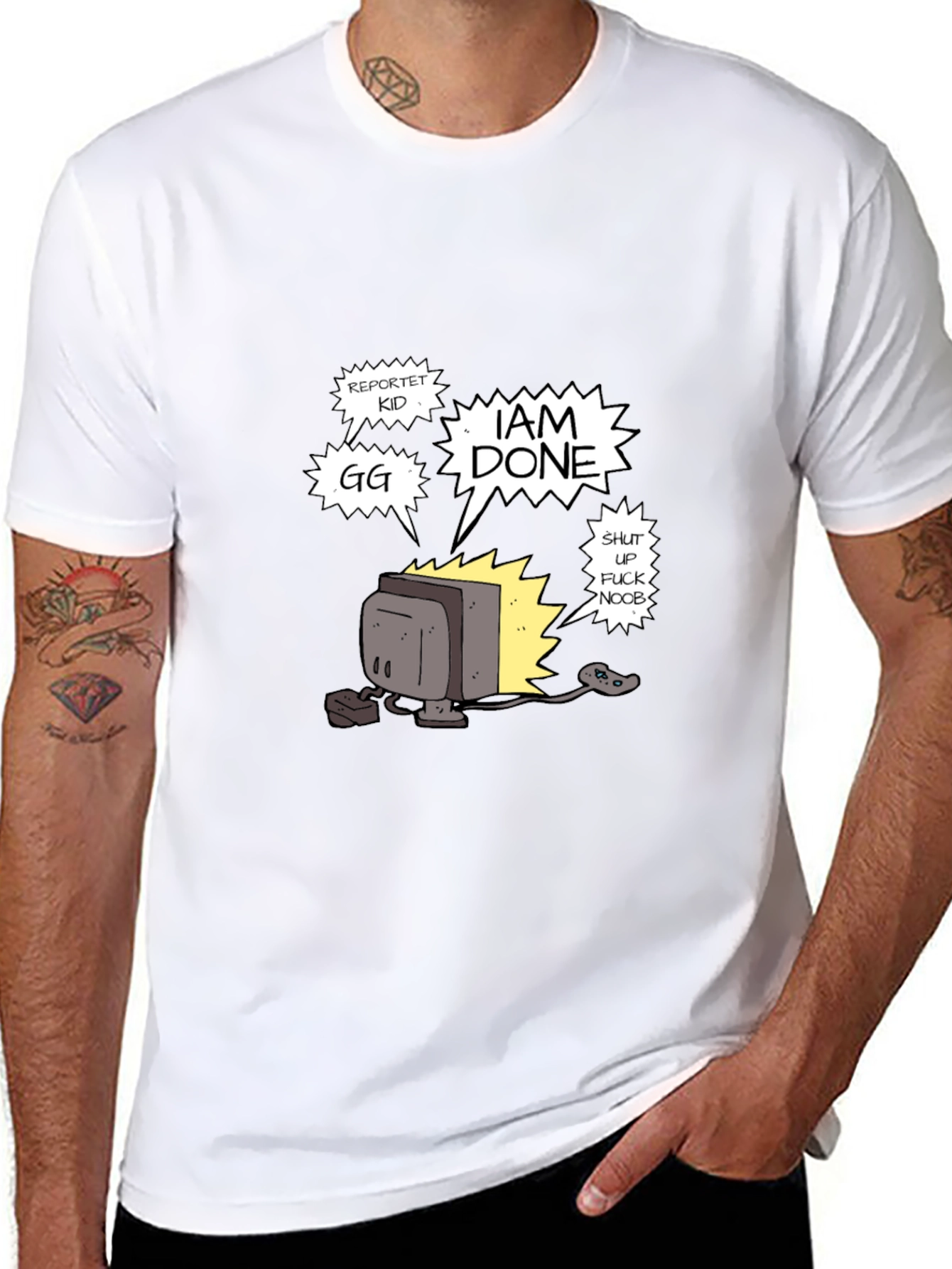 I Am Done T-Shirt - Gamer Humor