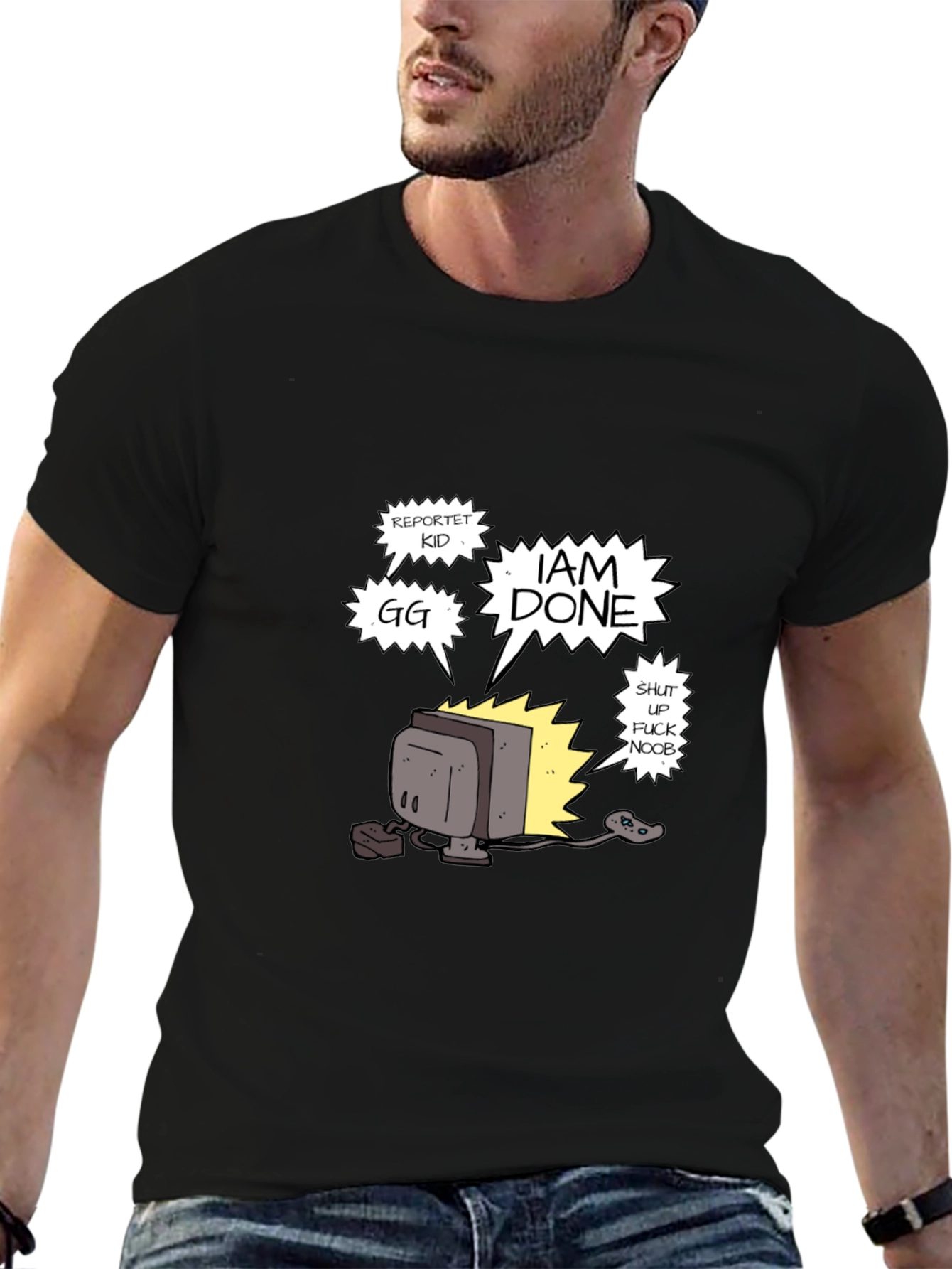 I Am Done T-Shirt - Gamer Humor