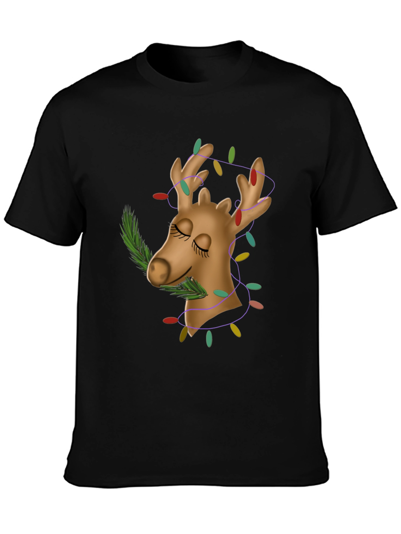 Festive Reindeer T-Shirt - Holiday Cheer
