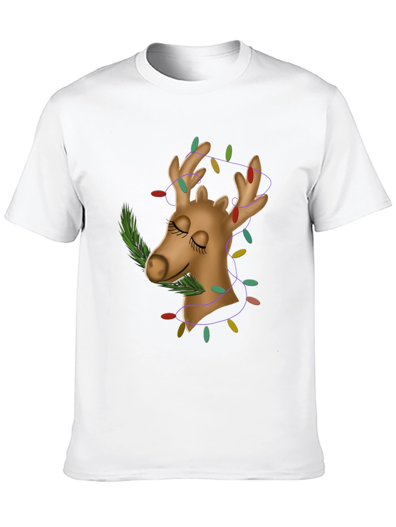 Festive Reindeer T-Shirt - Holiday Cheer