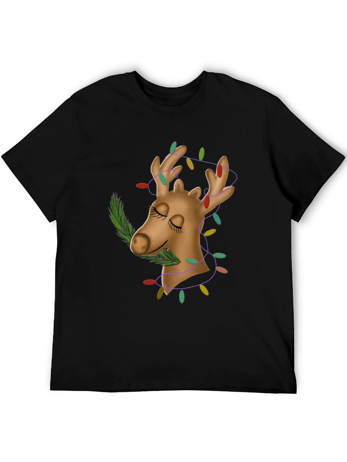 Festive Reindeer T-Shirt - Holiday Cheer