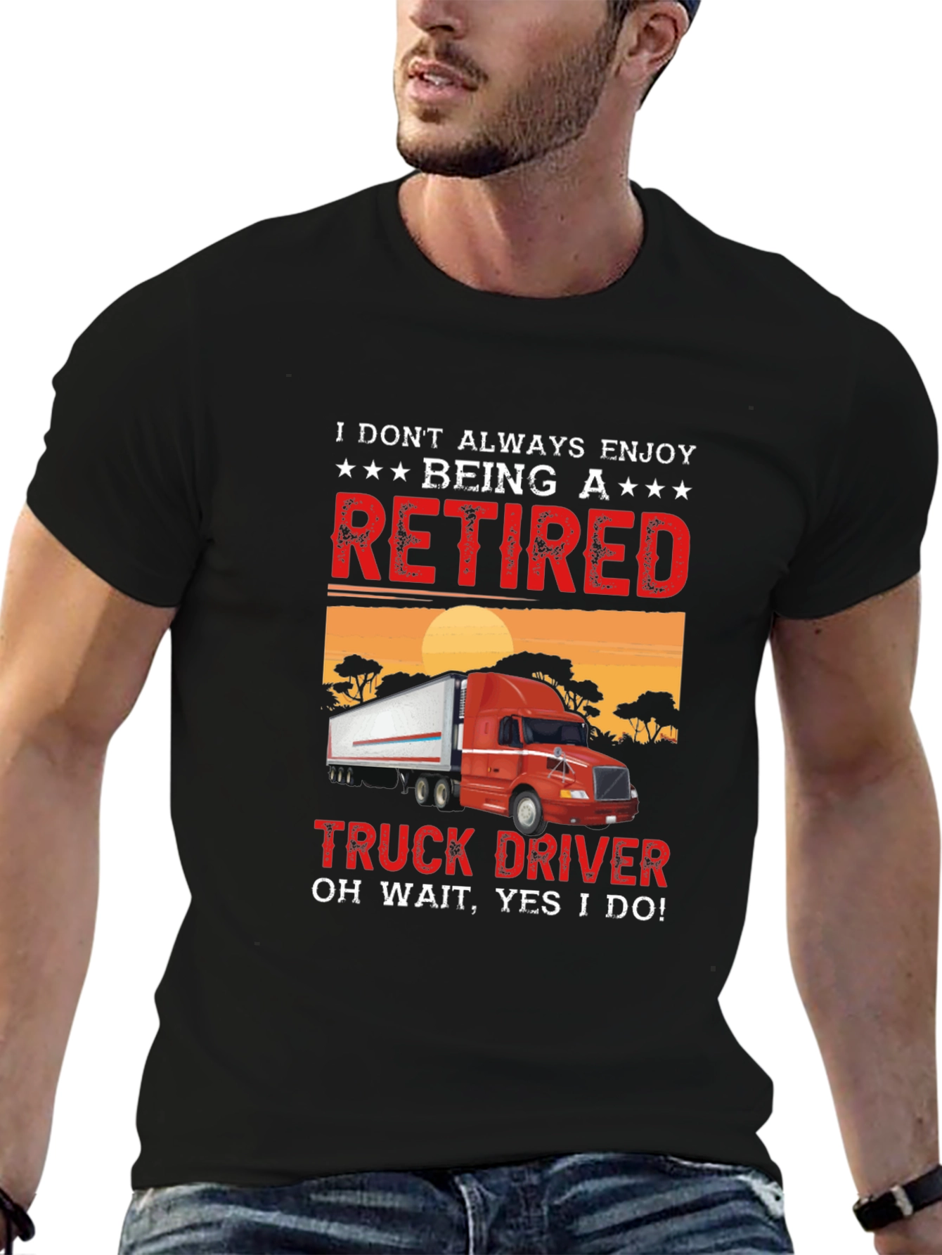 Retired Truck Driver T-Shirt - Funny Gift