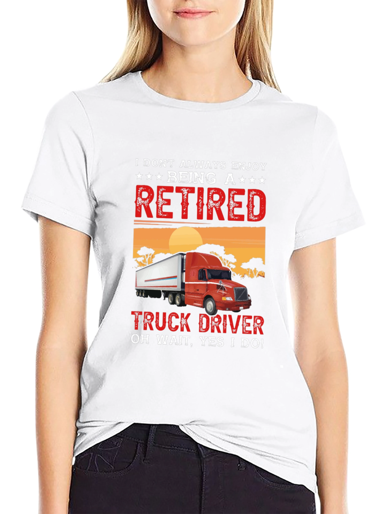 Retired Truck Driver T-Shirt - Funny Gift