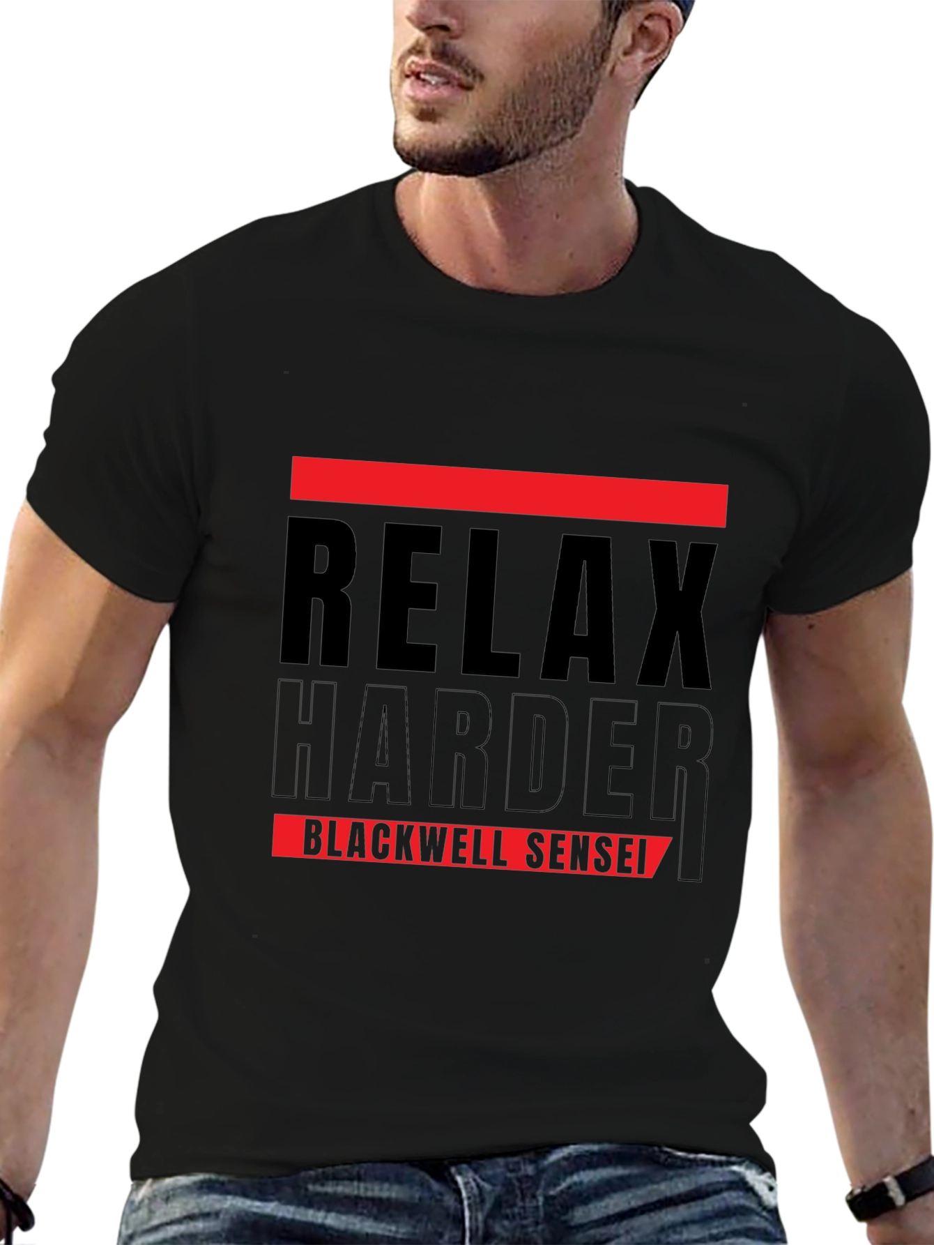 Relax Harder Blackwell Sensei Graphic Tee