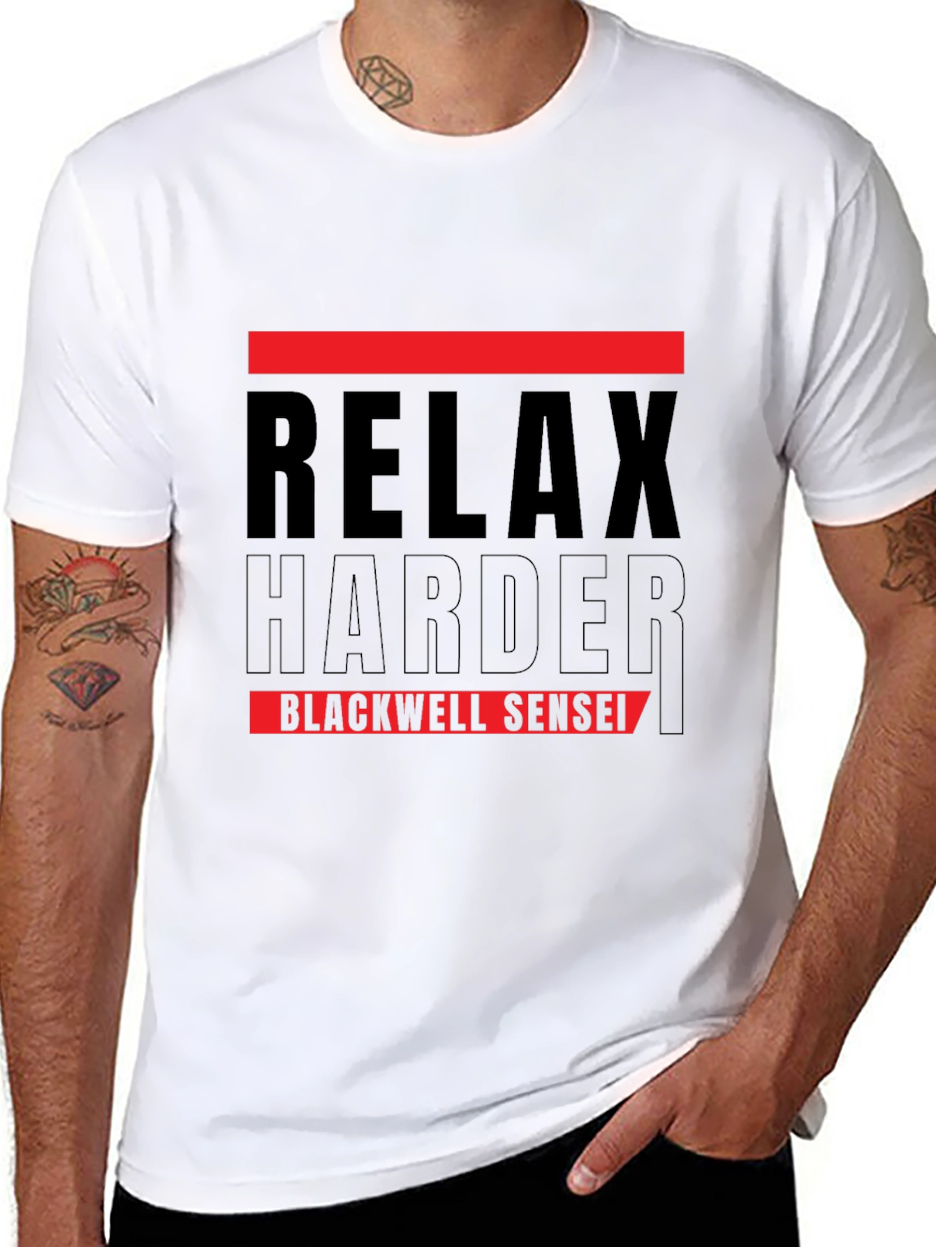 Relax Harder Blackwell Sensei Graphic Tee