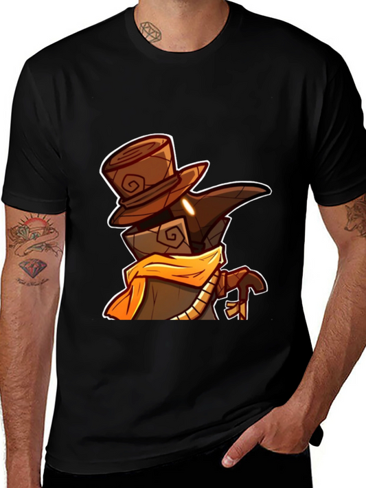 Cartoon Plague Doctor Graphic Tee