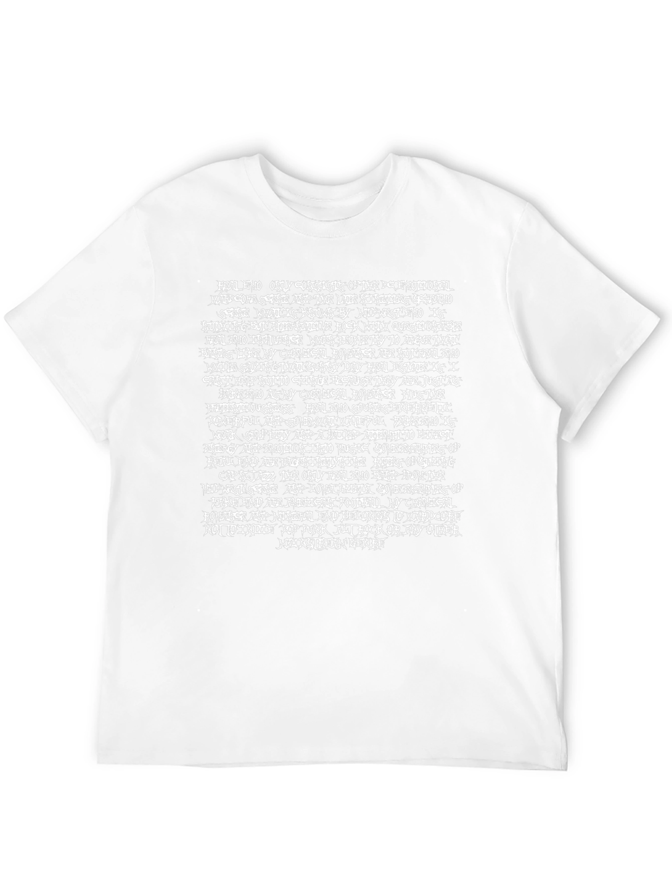Text Graphic Print T-Shirt