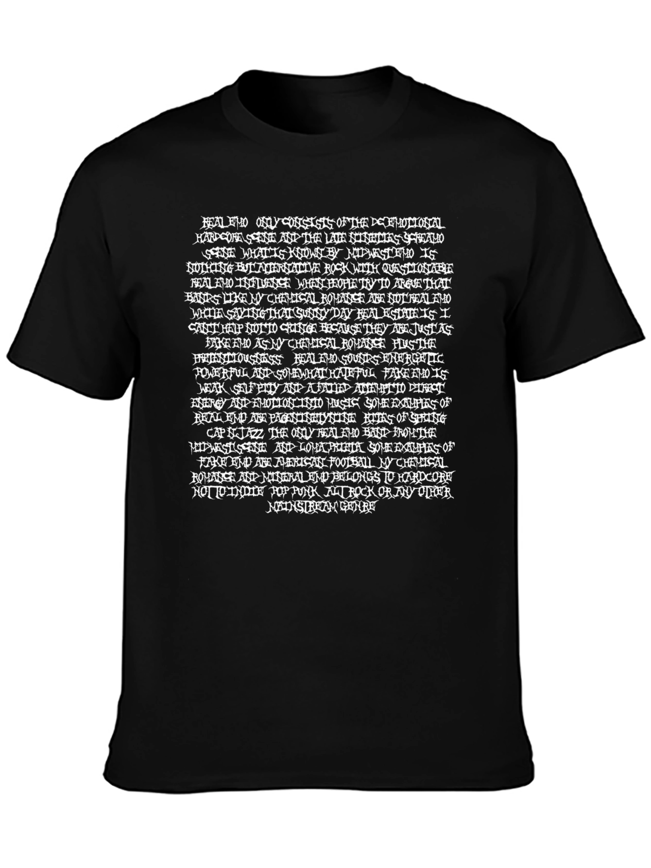 Text Graphic Print T-Shirt