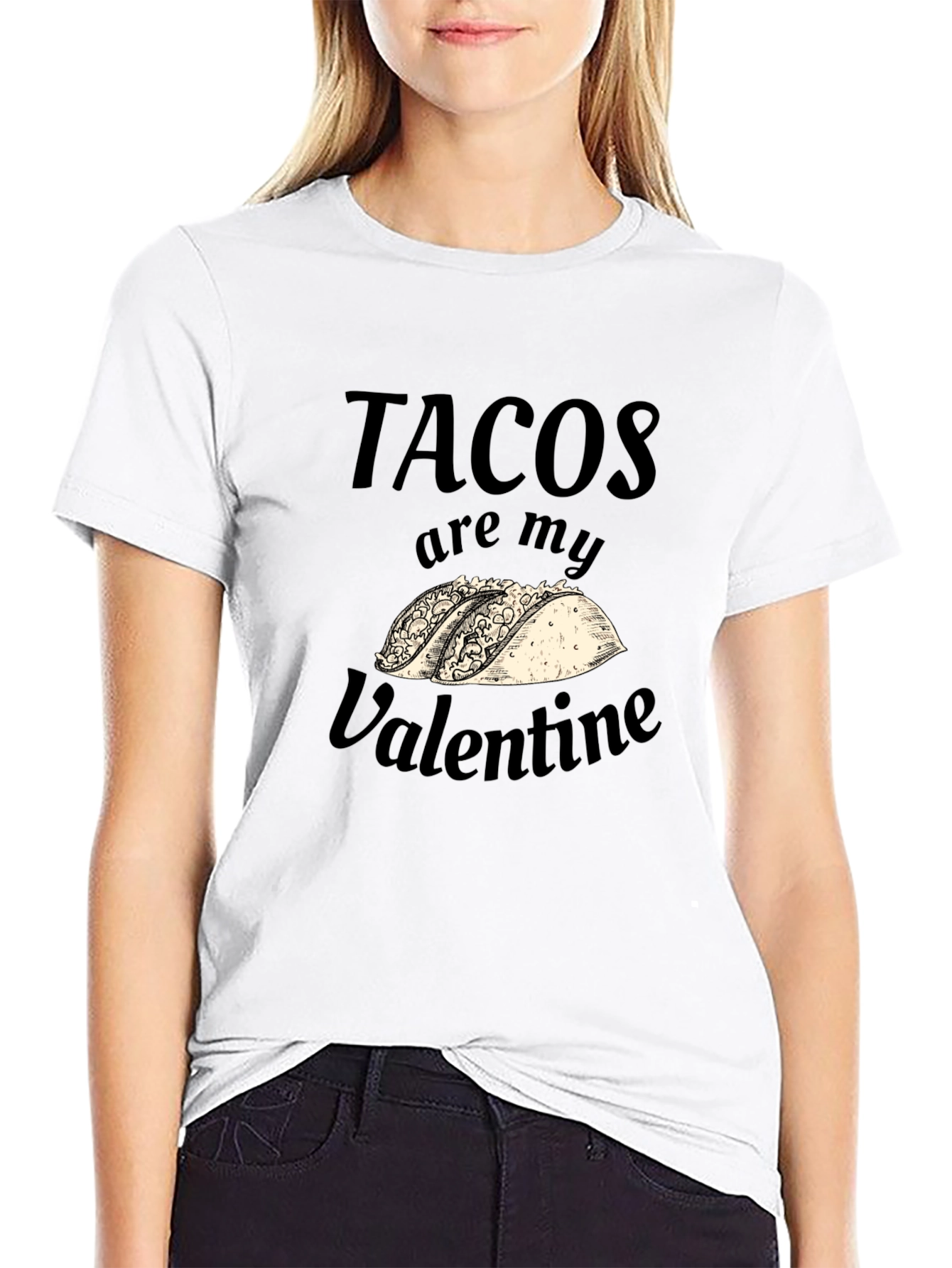 Tacos Are My Valentine Graphic T-Shirt