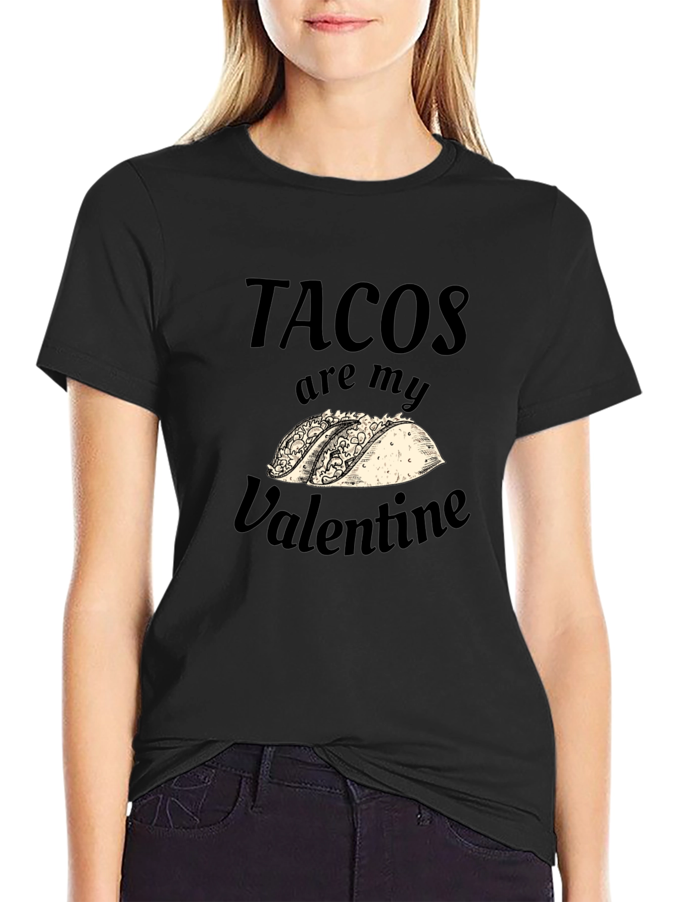Tacos Are My Valentine Graphic T-Shirt