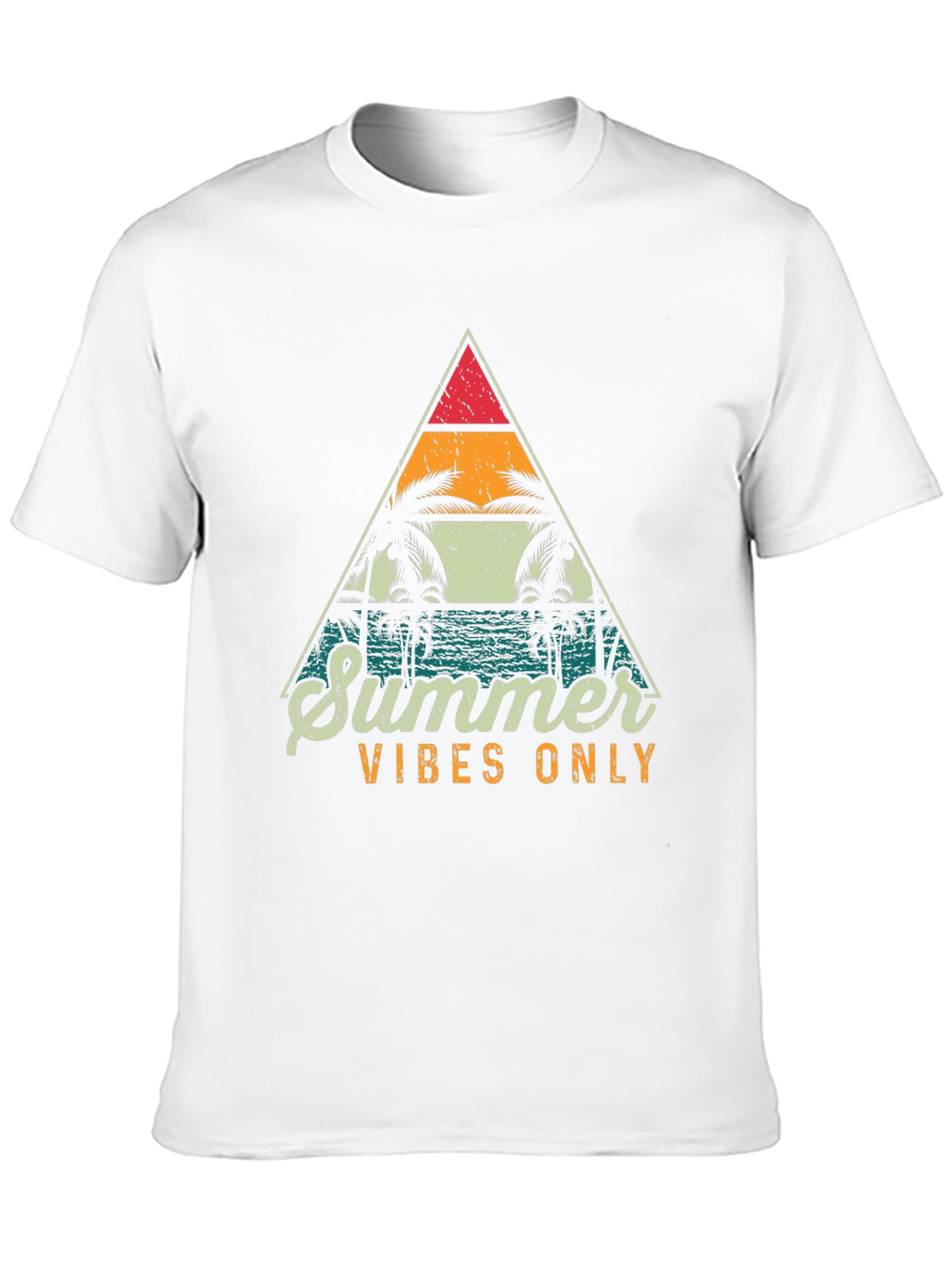 Summer Vibes Retro T-Shirt - Black