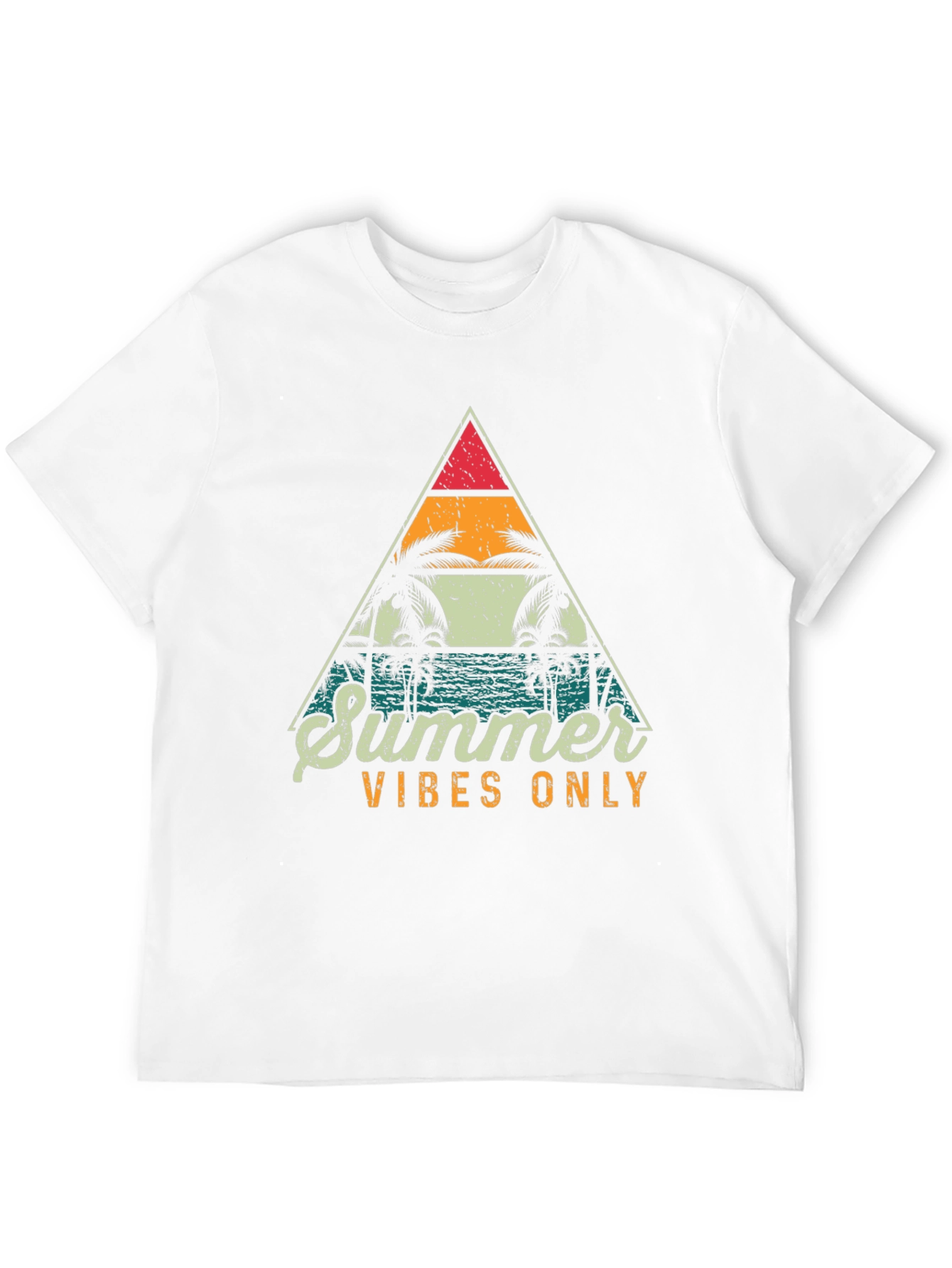 Summer Vibes Retro T-Shirt - Black