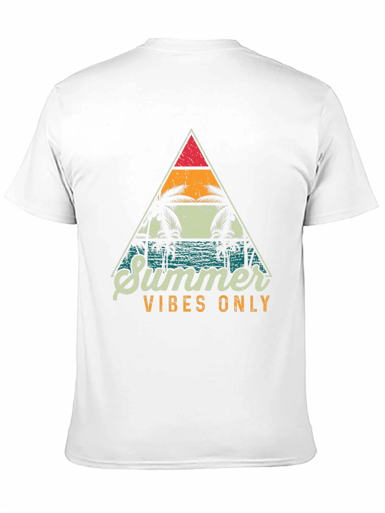 Summer Vibes Retro T-Shirt - Black