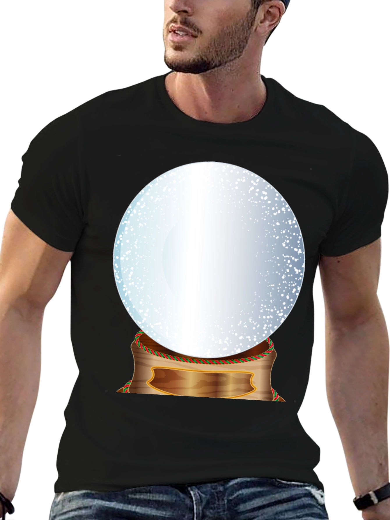 Snow Globe Graphic Tee - Holiday Fun!