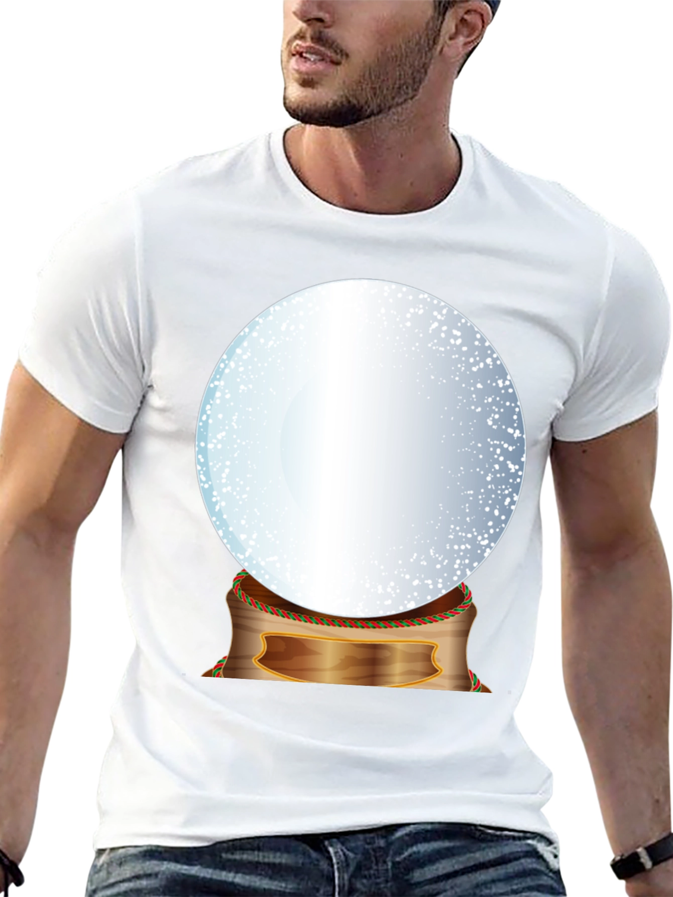 Snow Globe Graphic Tee - Holiday Fun!