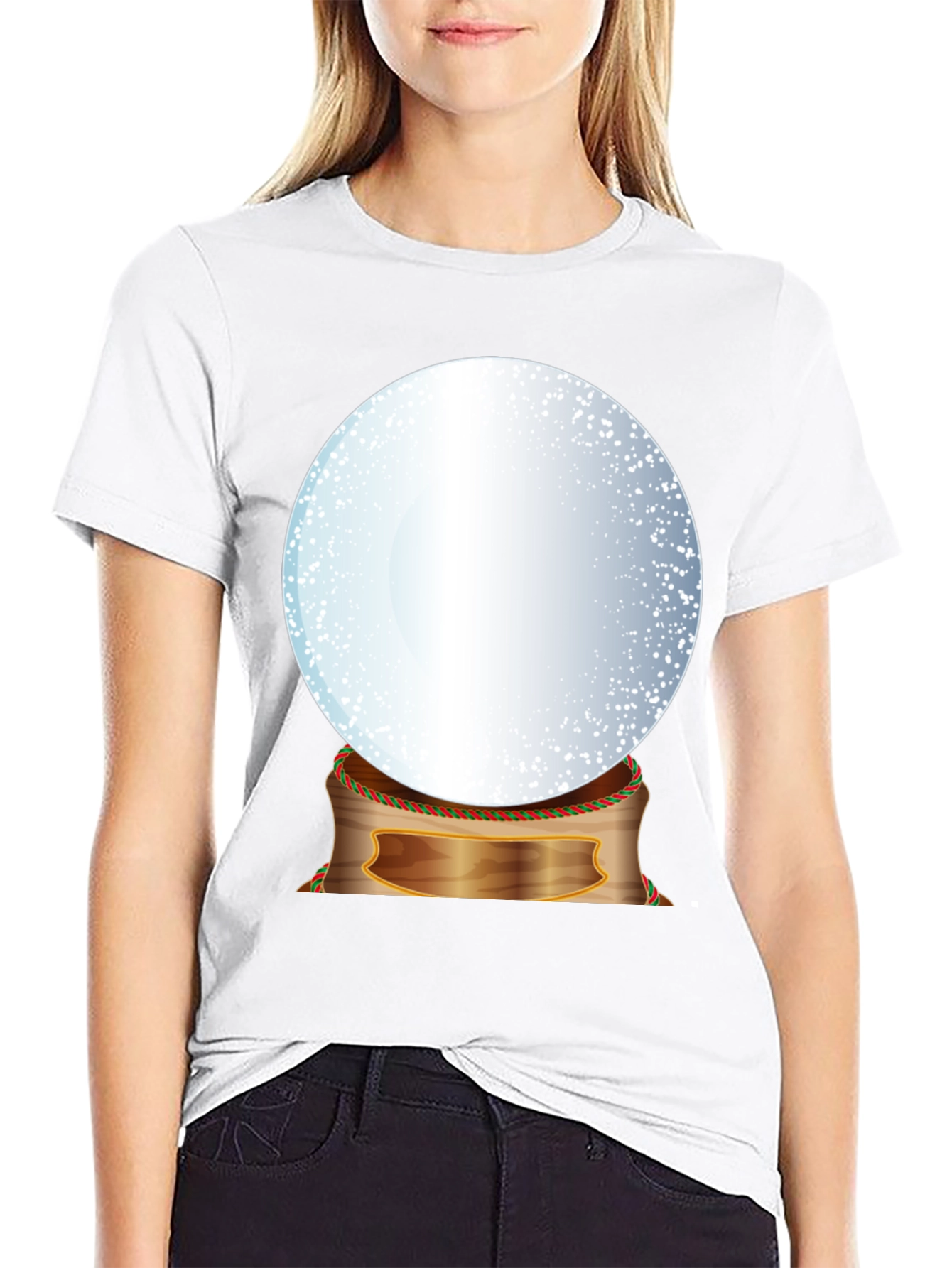 Snow Globe Graphic Tee - Holiday Fun!
