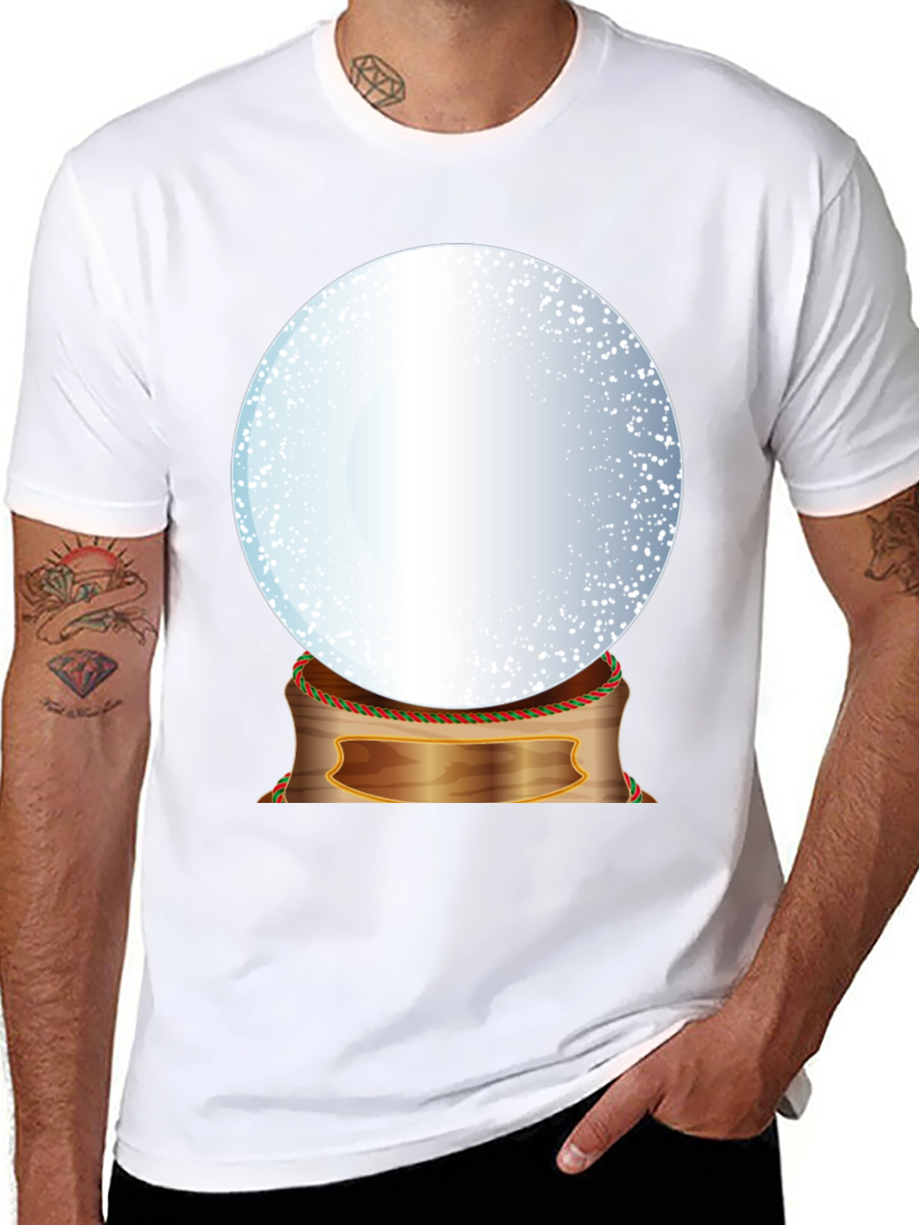 Snow Globe Graphic Tee - Holiday Fun!