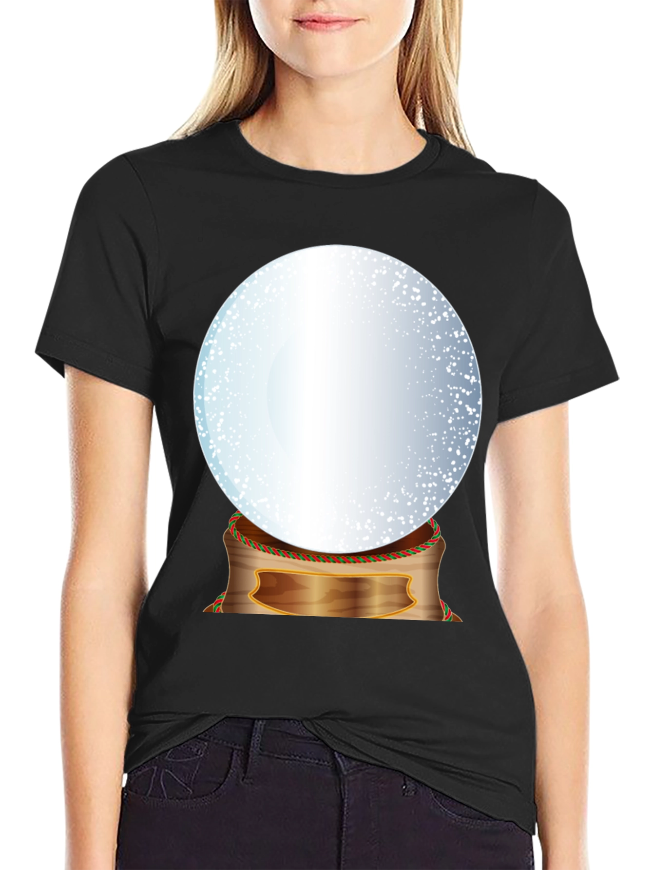 Snow Globe Graphic Tee - Holiday Fun!