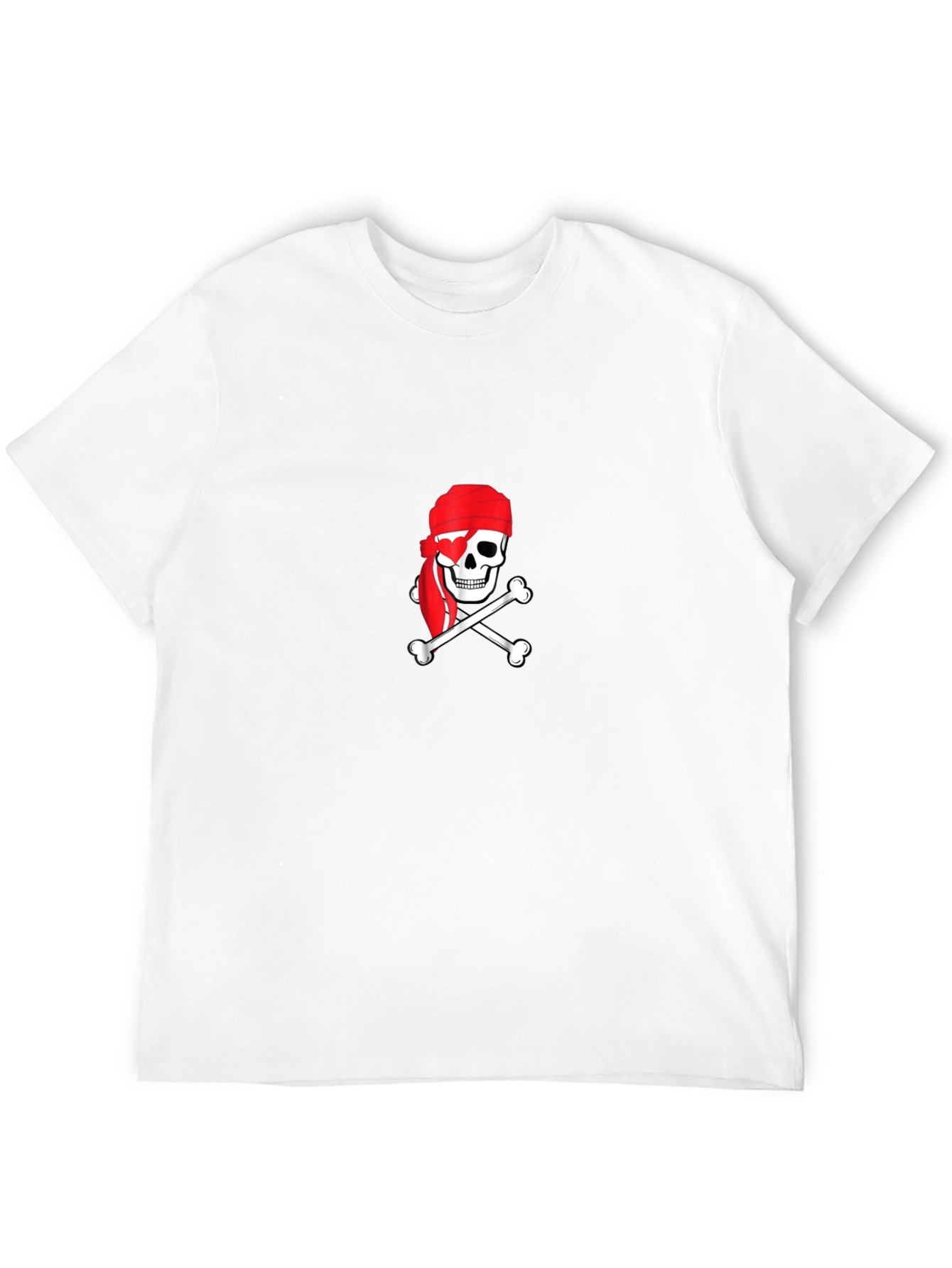 Pirate Skull & Crossbones Black T-Shirt