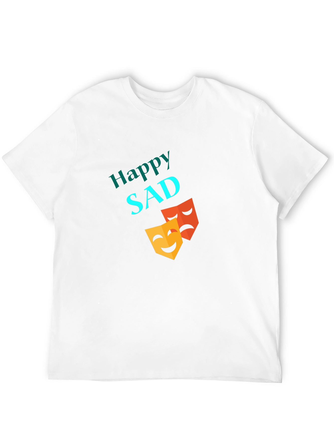 Happy Sad T-Shirt - Emotional Expression Tee