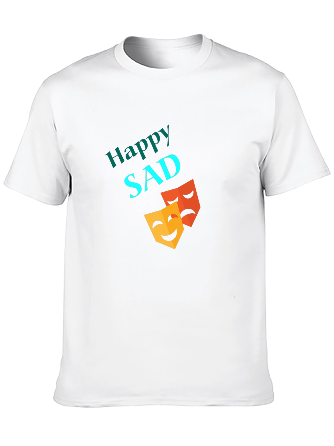 Happy Sad T-Shirt - Emotional Expression Tee