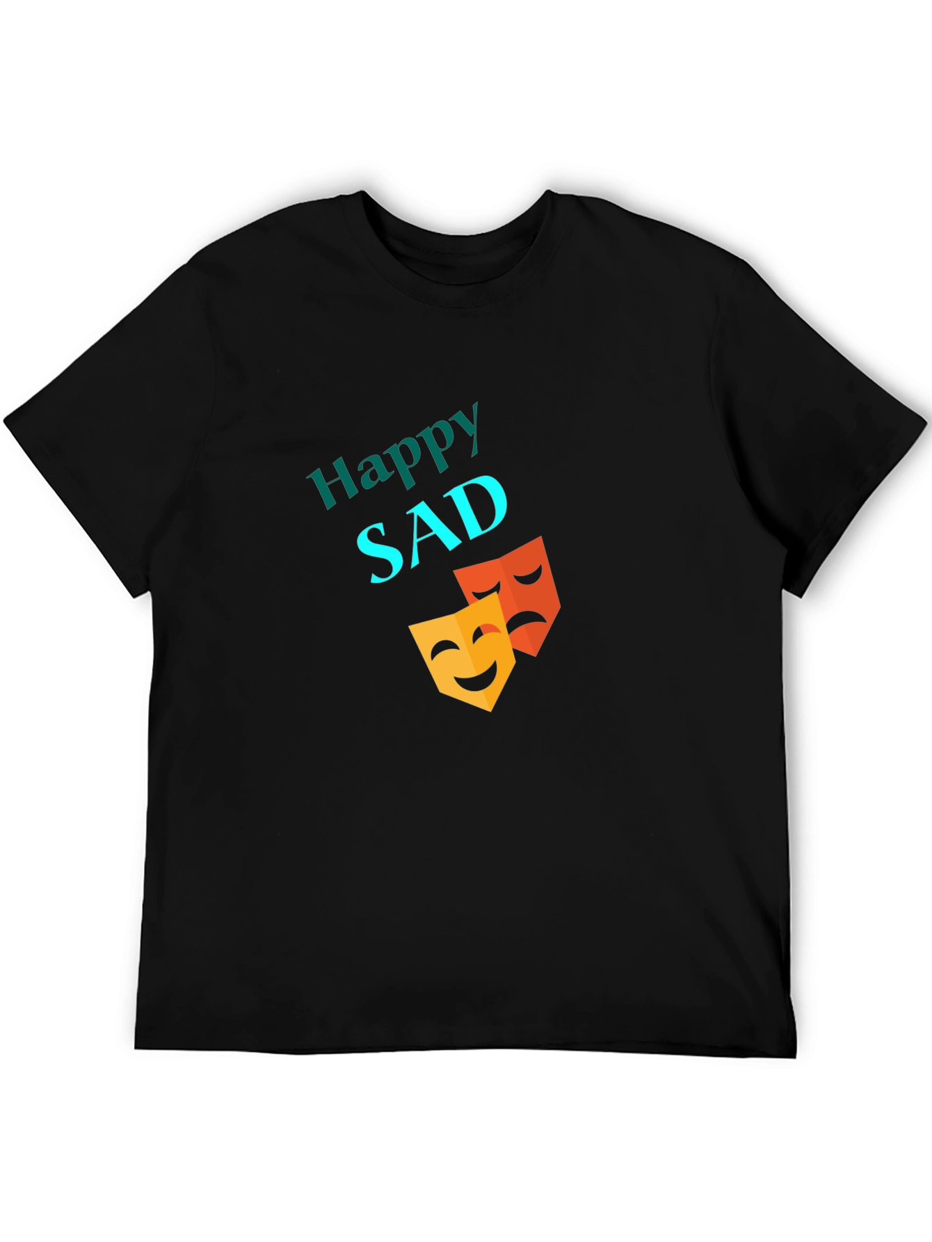 Happy Sad T-Shirt - Emotional Expression Tee