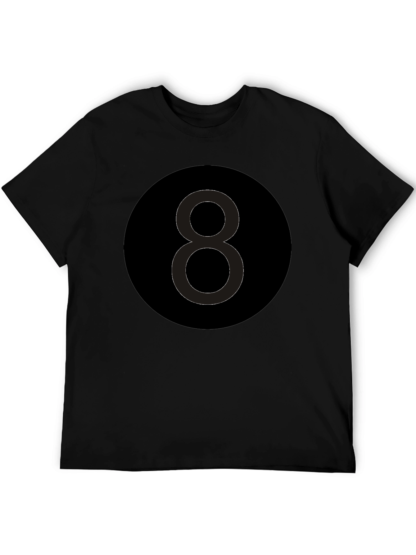 8 Ball Graphic Tee - Classic Black T-Shirt
