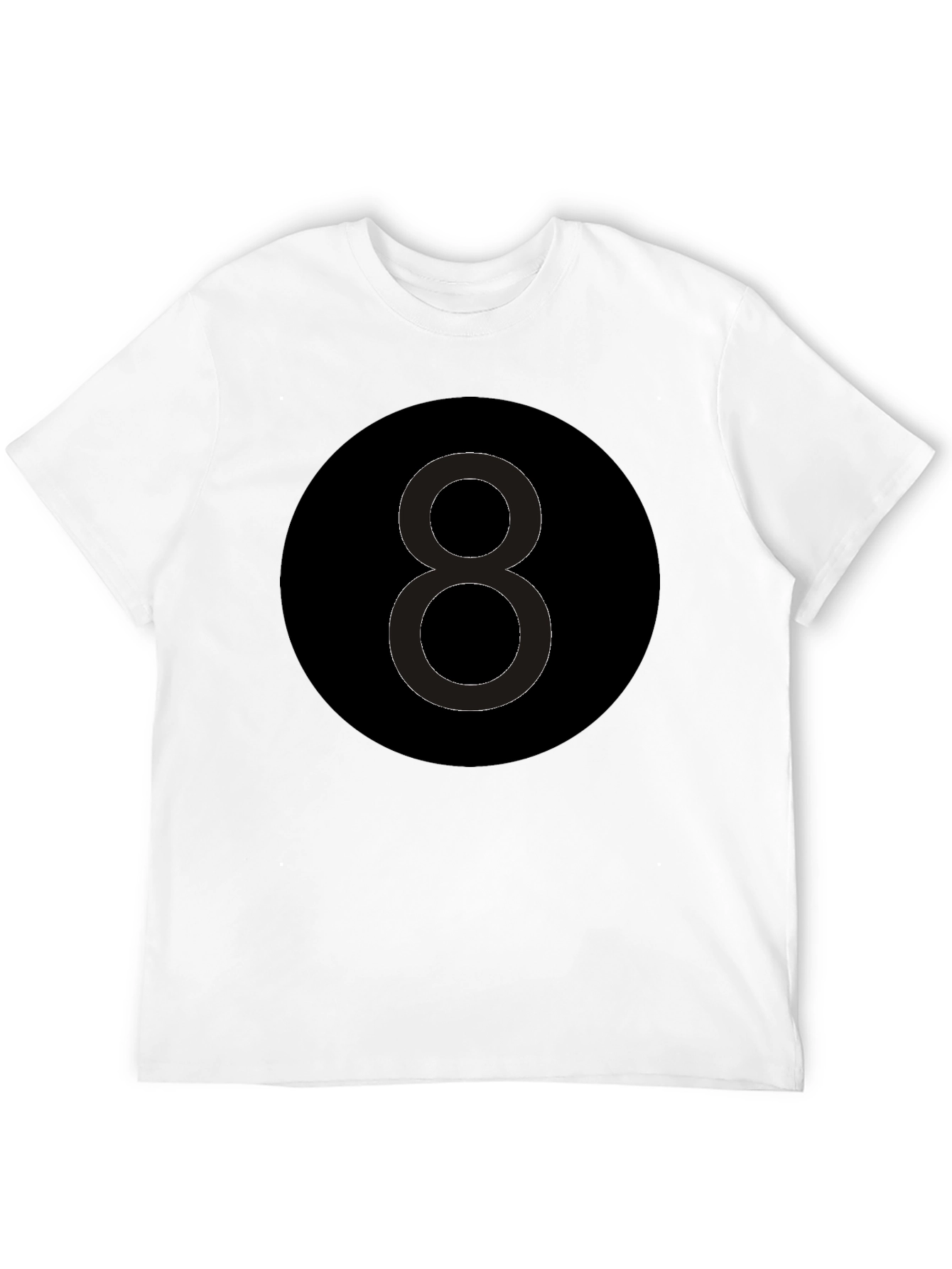 8 Ball Graphic Tee - Classic Black T-Shirt