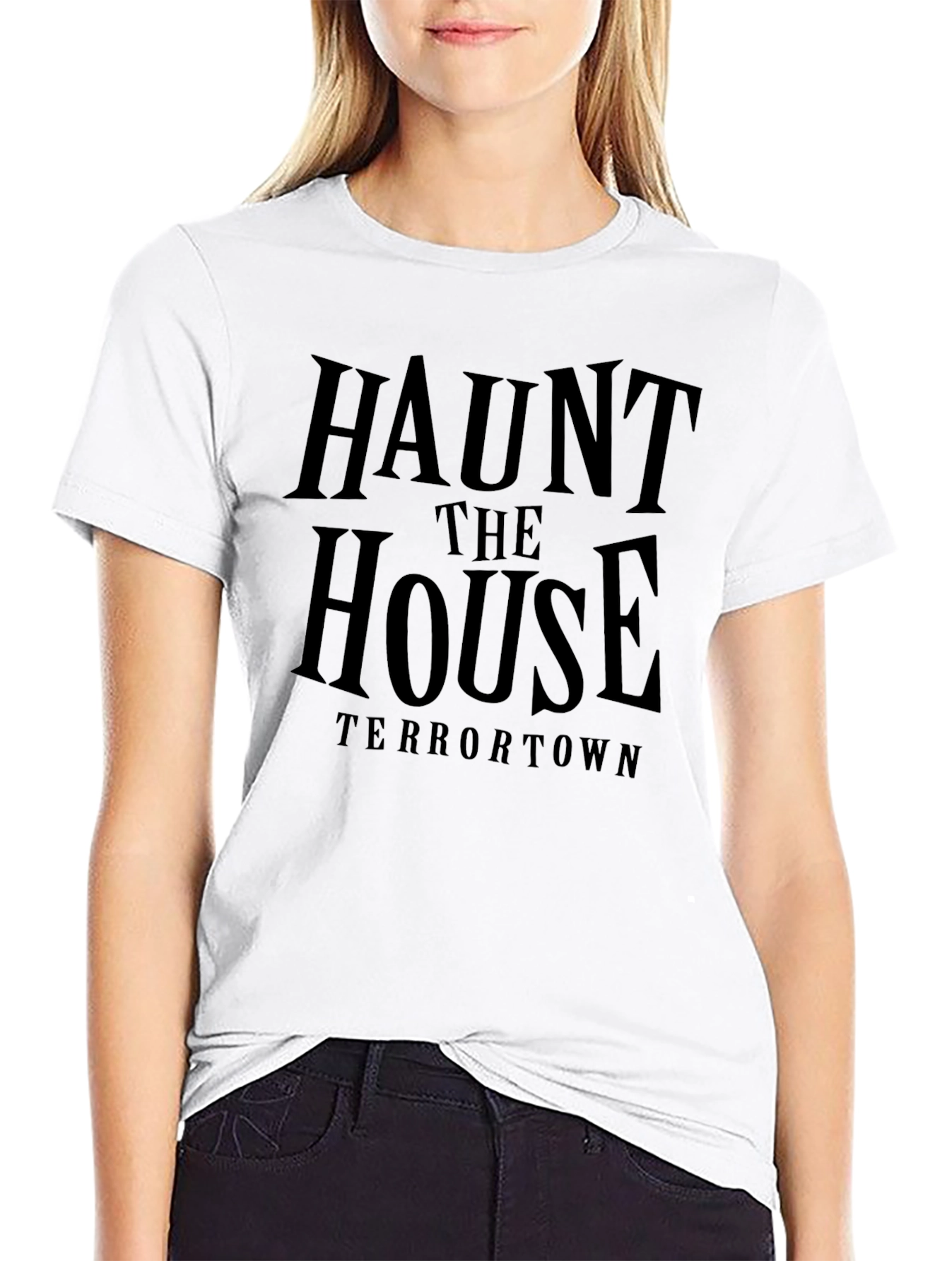 Haunt the House Terrortown Black T-Shirt