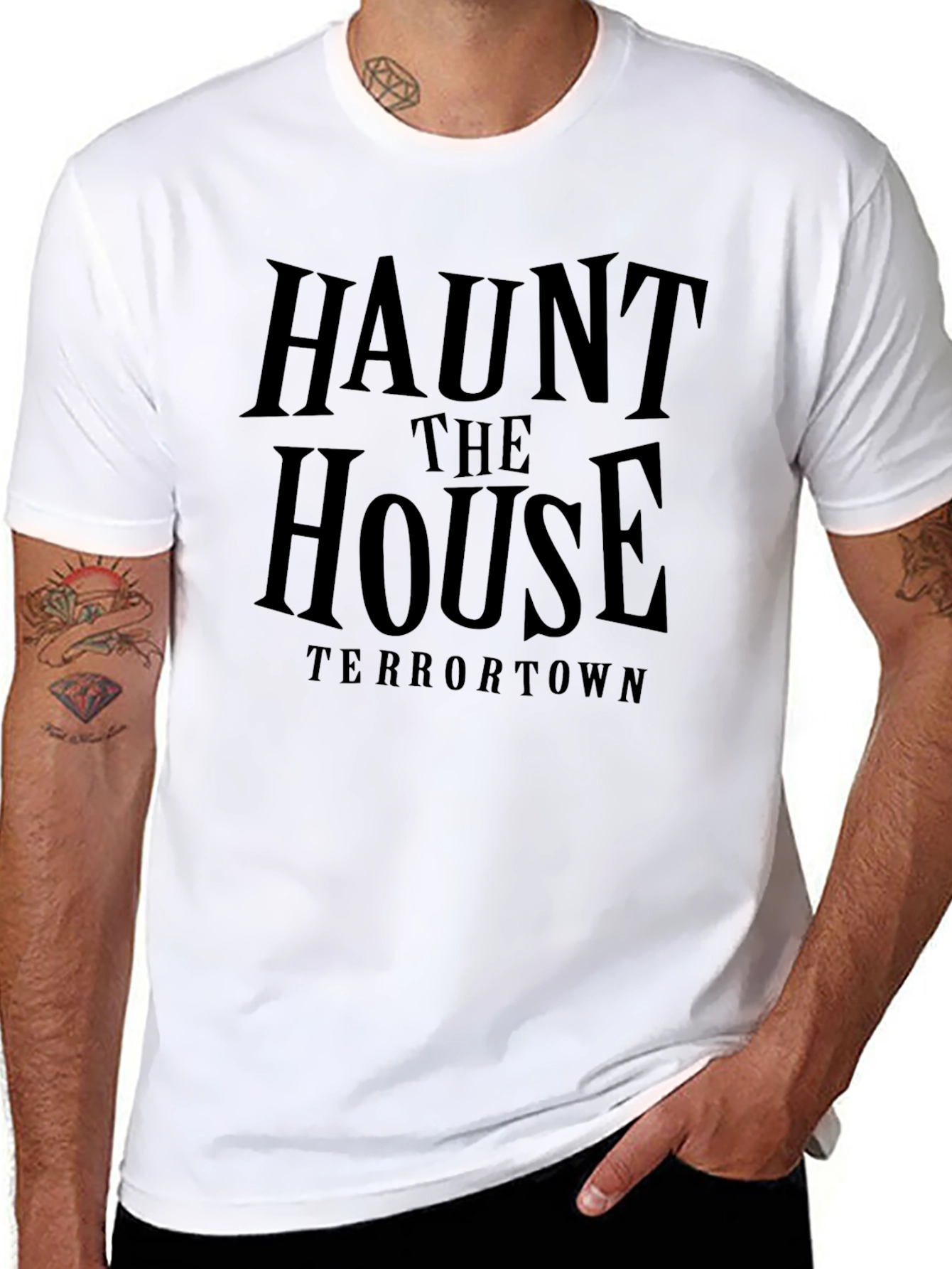 Haunt the House Terrortown Black T-Shirt