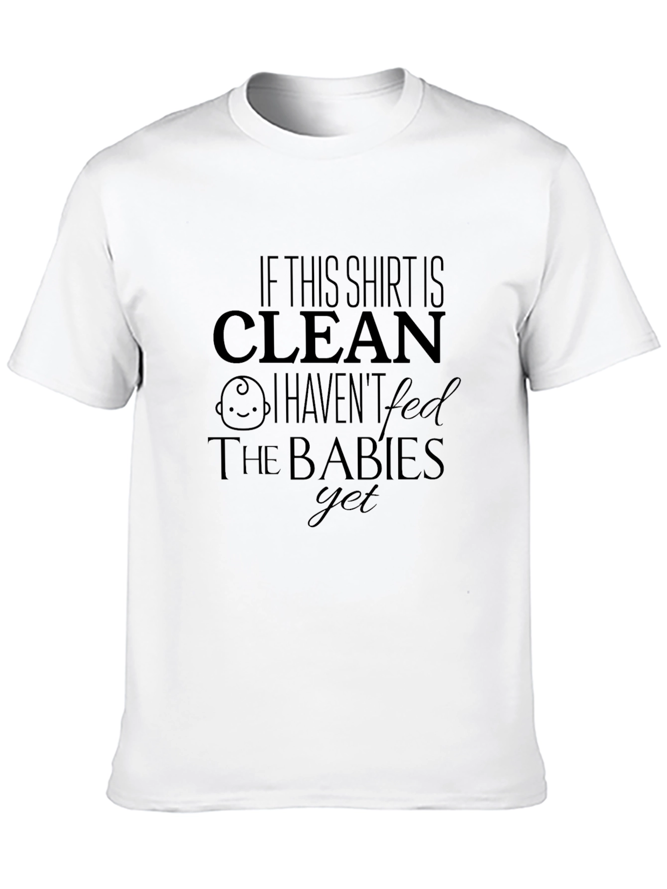 Funny Clean Shirt Baby Feeding T-Shirt
