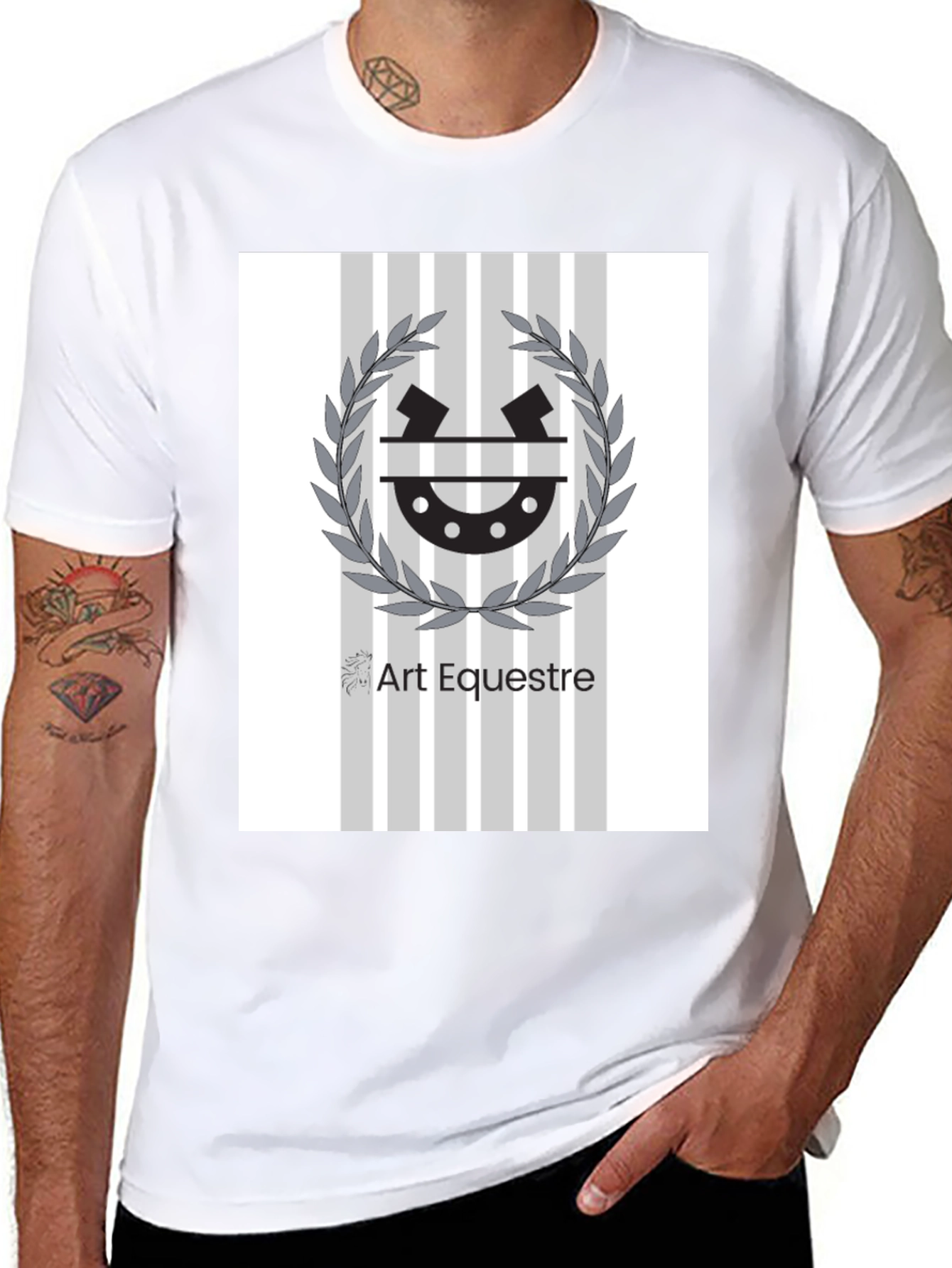 Art Equestre Graphic Tee - Black